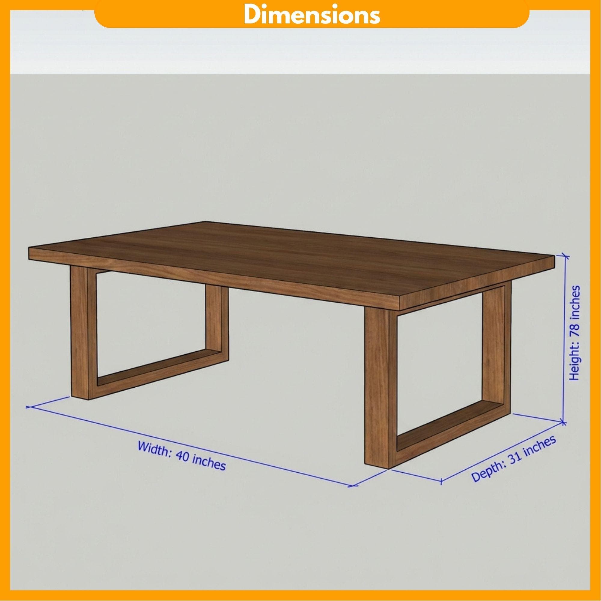 DIY Farmhouse Coffee Table Plans | Solid Wood Furniture Woodworking (Digital Download) 1