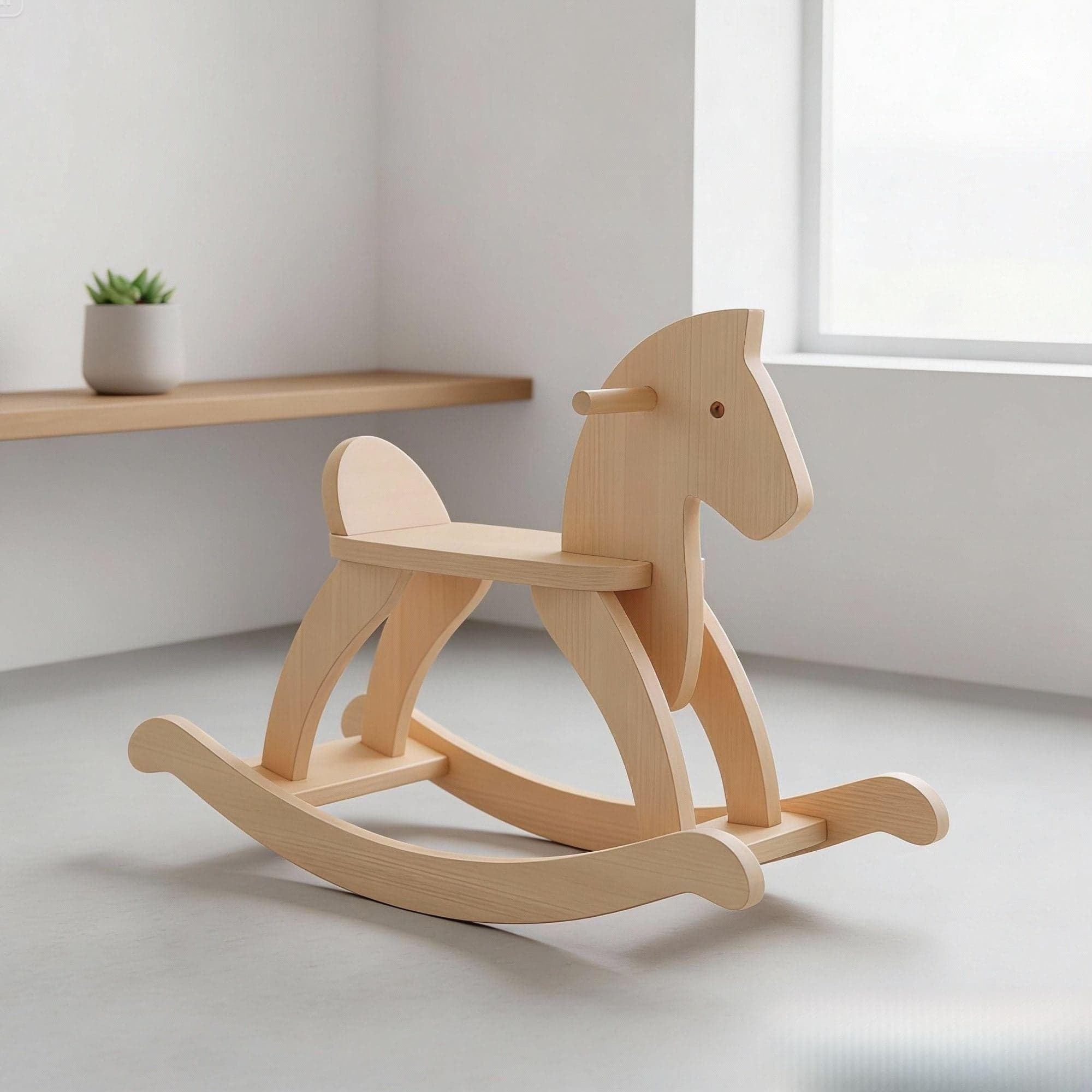 Wooden Rocking Horse Plans | DIY Toddler Toy Blueprint (Digital PDF) 4