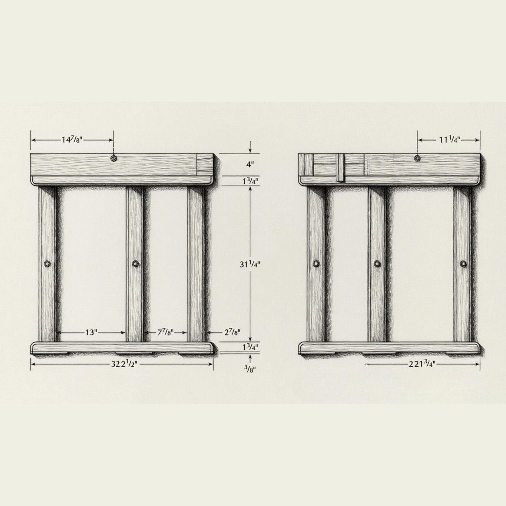 Roubo Workbench Plans PDF | Build Your Own Traditional Split Top Workbench | Ultimate Woodworking Bench 5