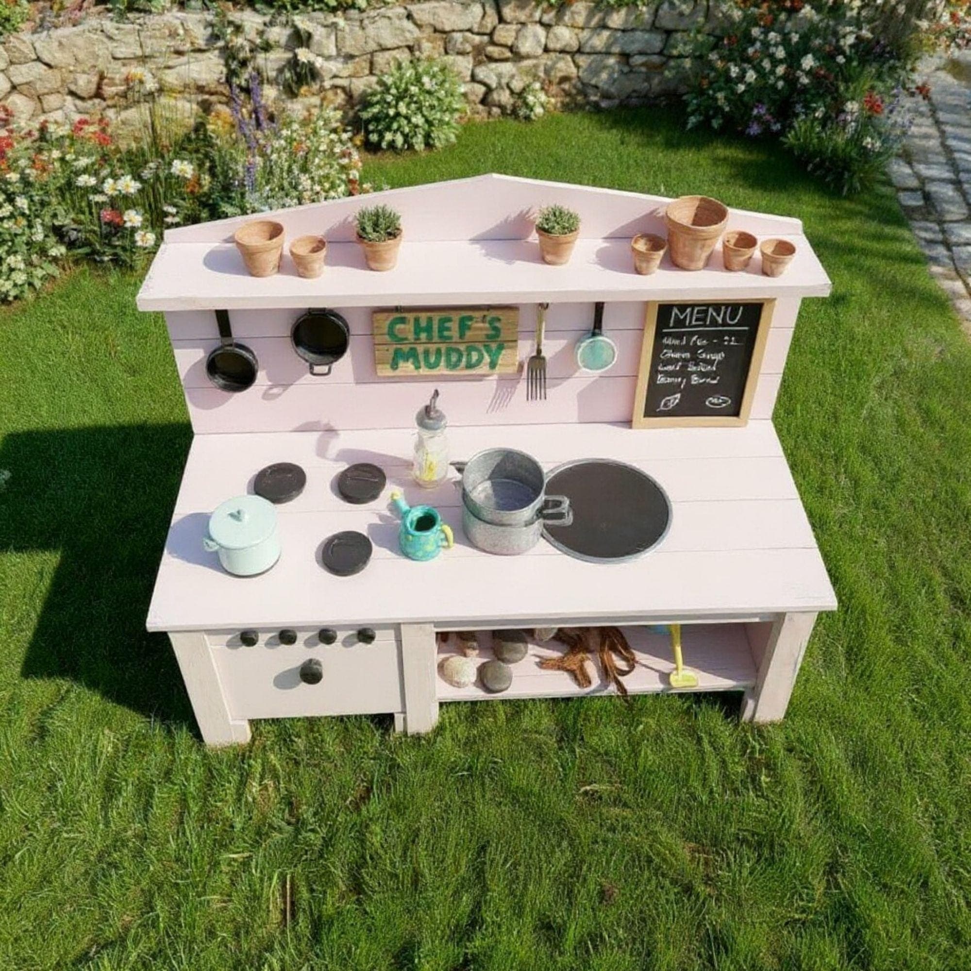 Kids Mud Kitchen DIY Plan 2