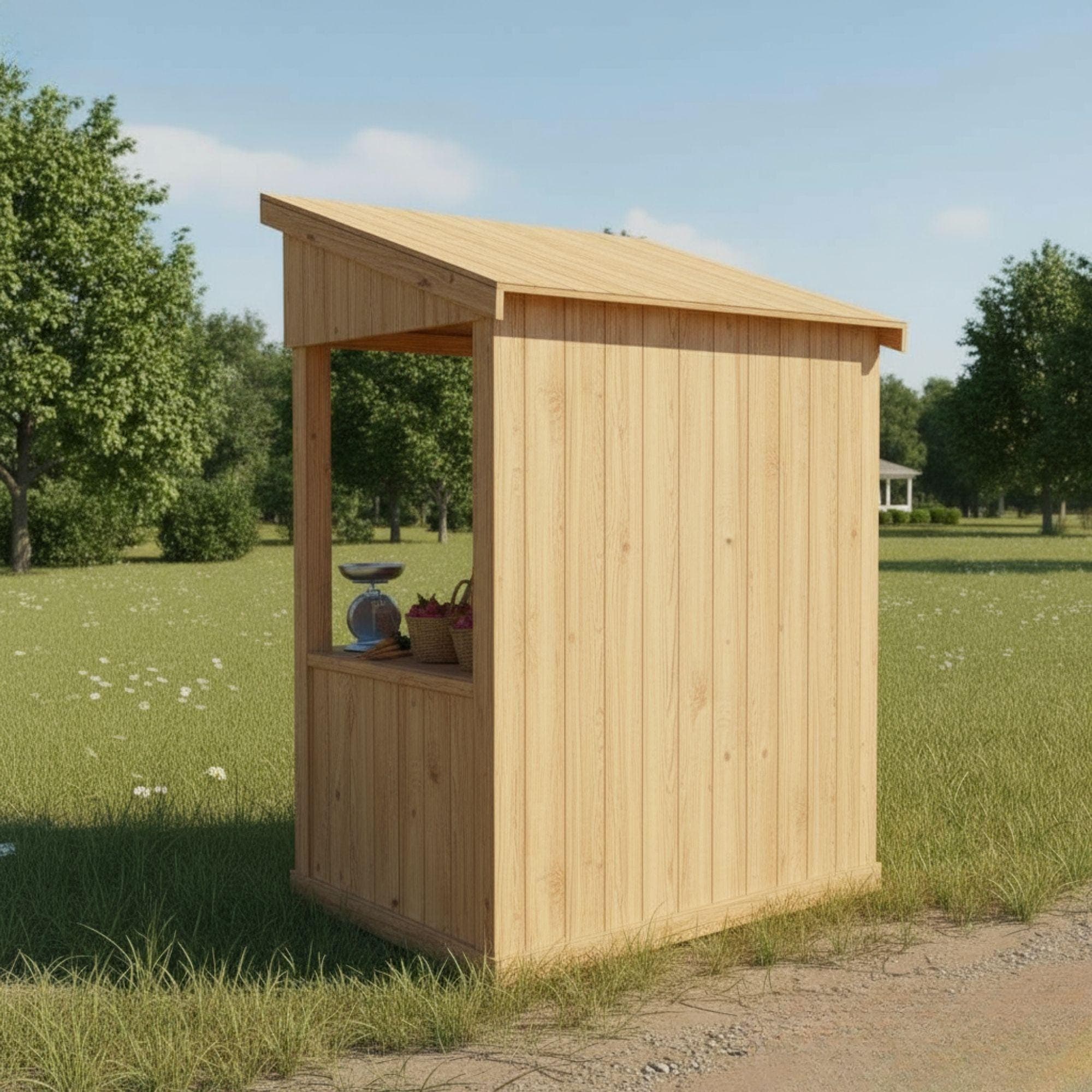 DIY Mobile Farmstand Plans | Rolling Garden Cart Blueprints (PDF) 3