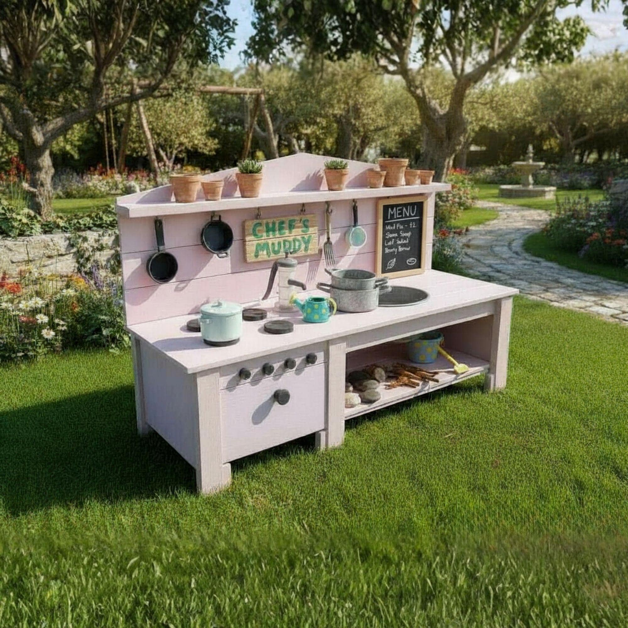 Kids Mud Kitchen DIY Plan