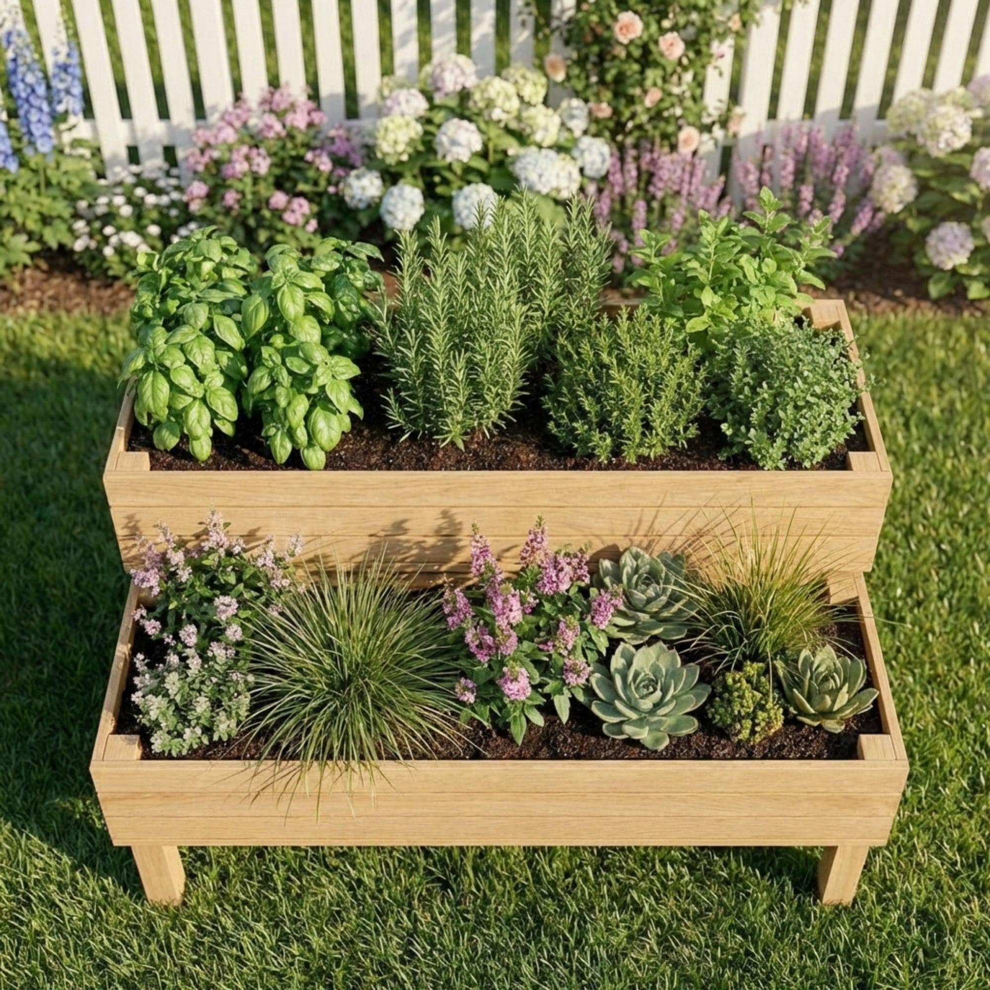 Tiered Planter Box Plans | Wooden Garden Build Guide (PDF Download) 5