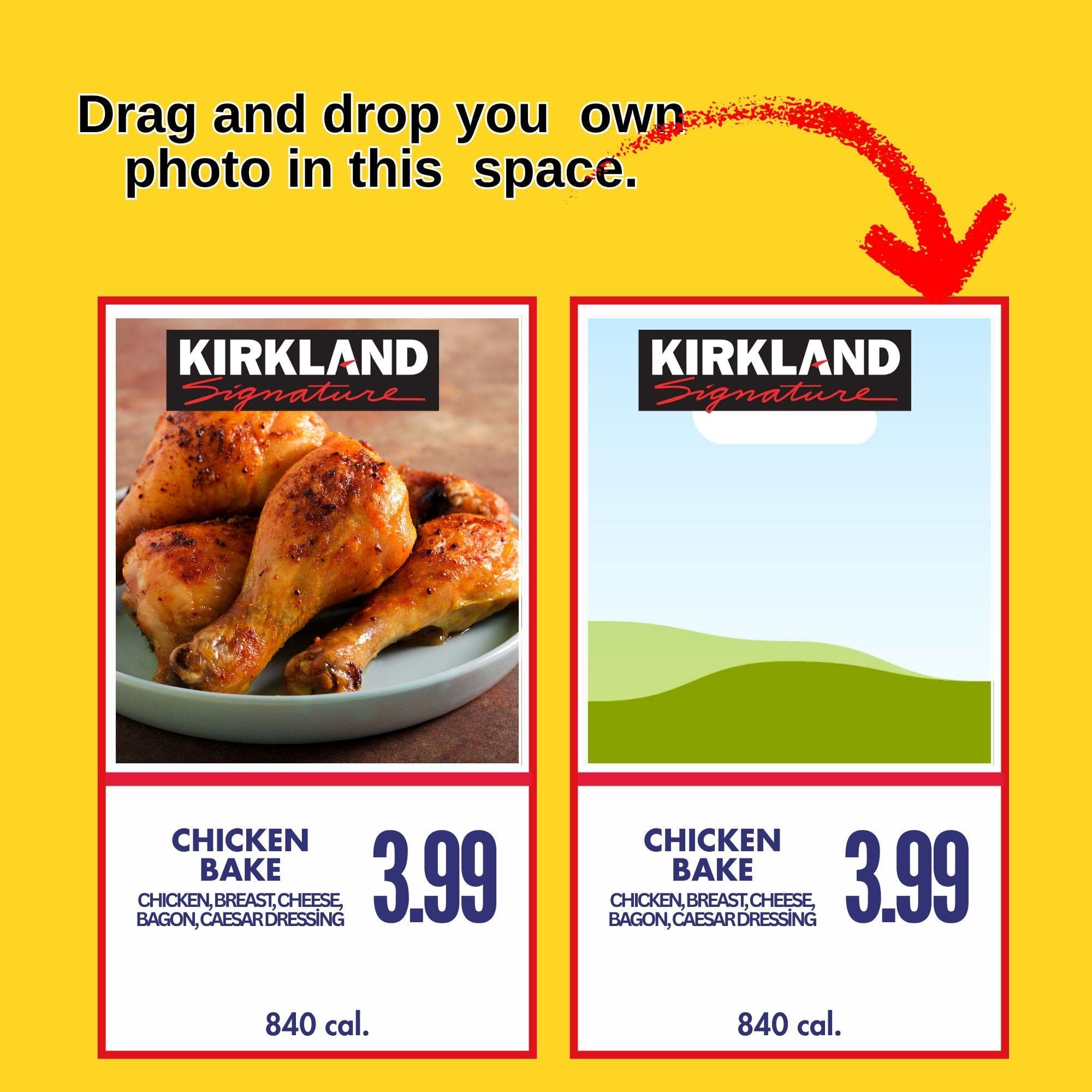 Costco Food Court Sign | Printable Menu, Price Tag (Digital Download) 2