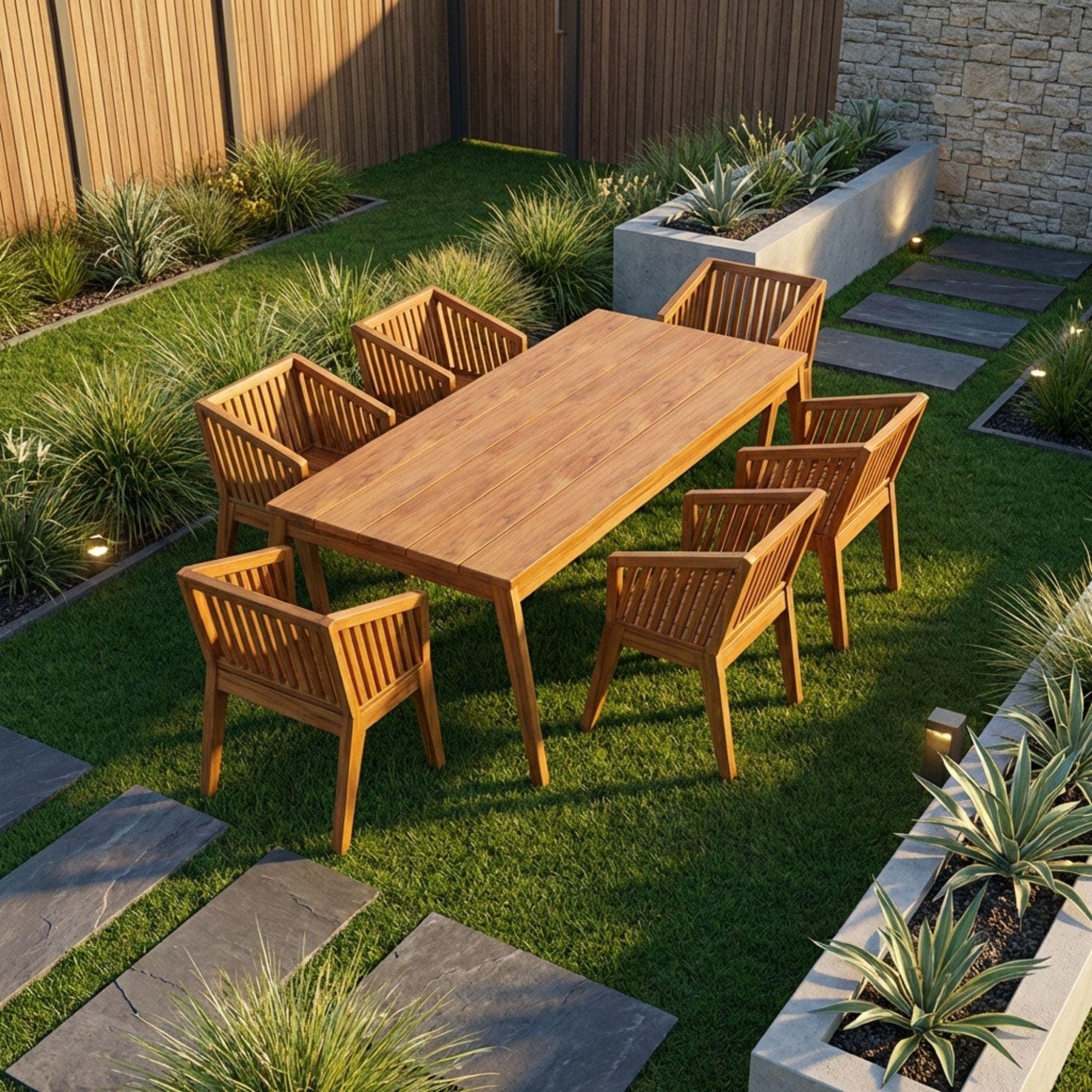 DIY Outdoor Dining Set Plans | Wooden Patio Table, Chairs Blueprint (Digital Download) 3