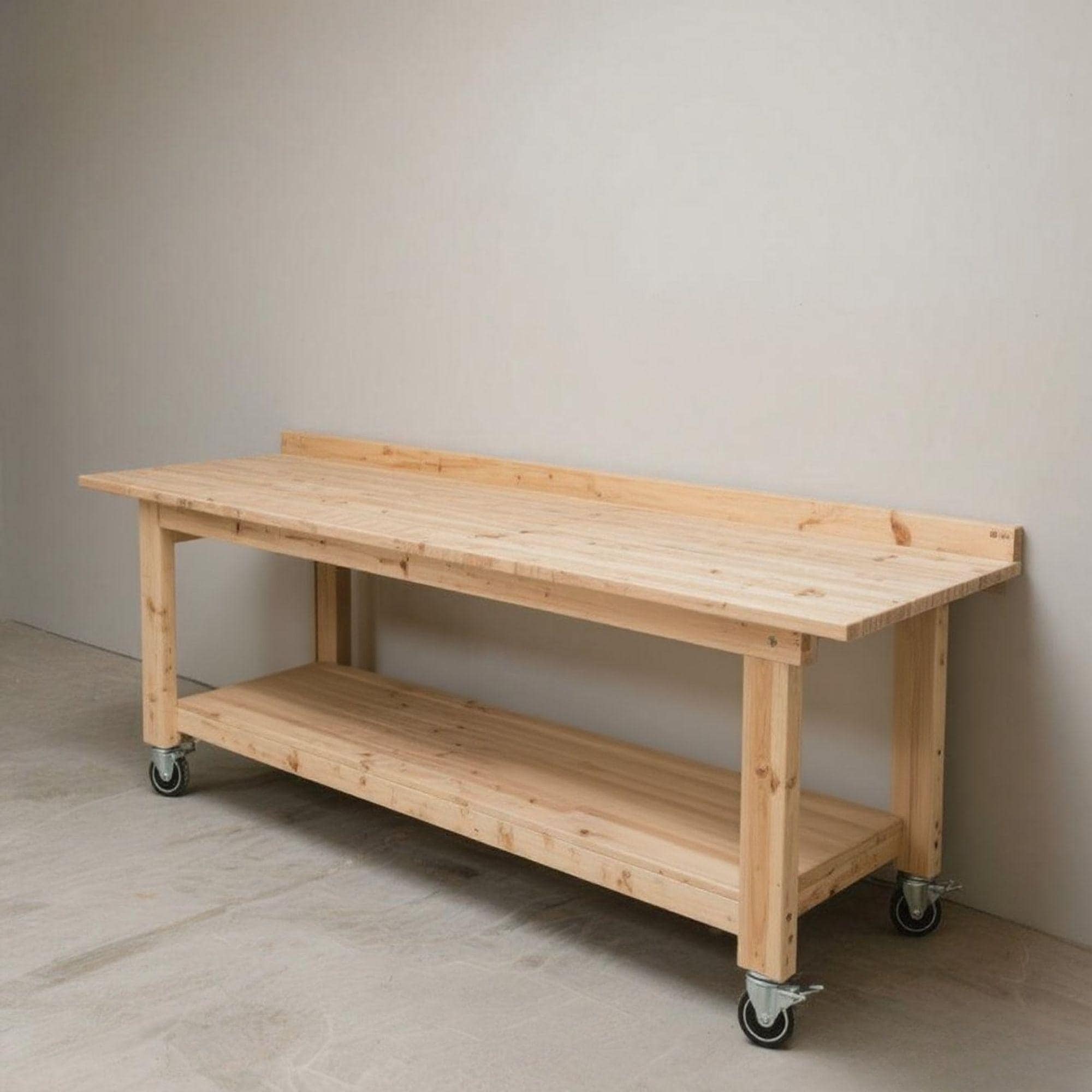 DIY Extra-Long Mobile Workbench Plans | Garage Workstation (Digital Download) 3
