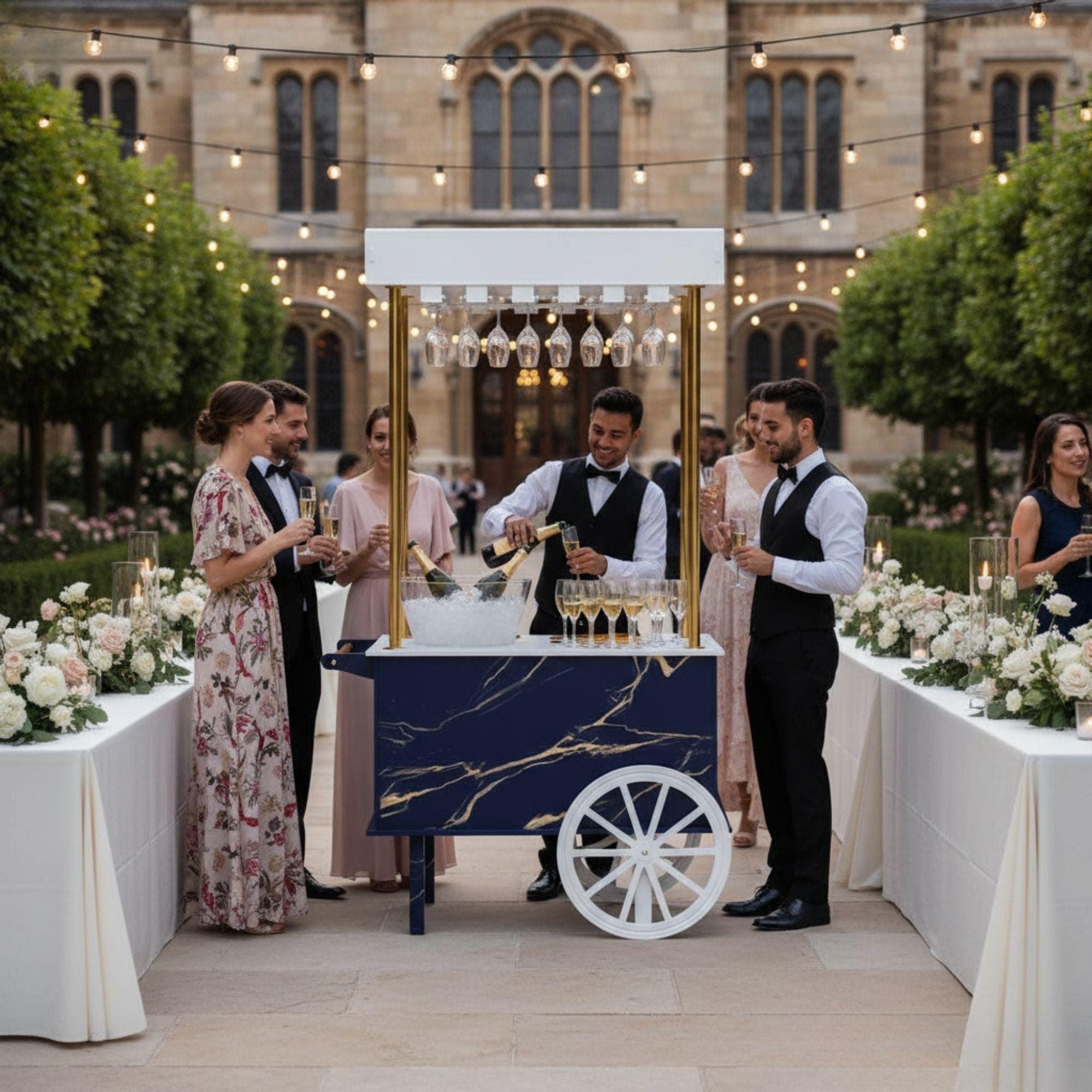 DIY Champagne Cart Plans: Mobile Bar, Event Cart Blueprints (Digital Download) 1