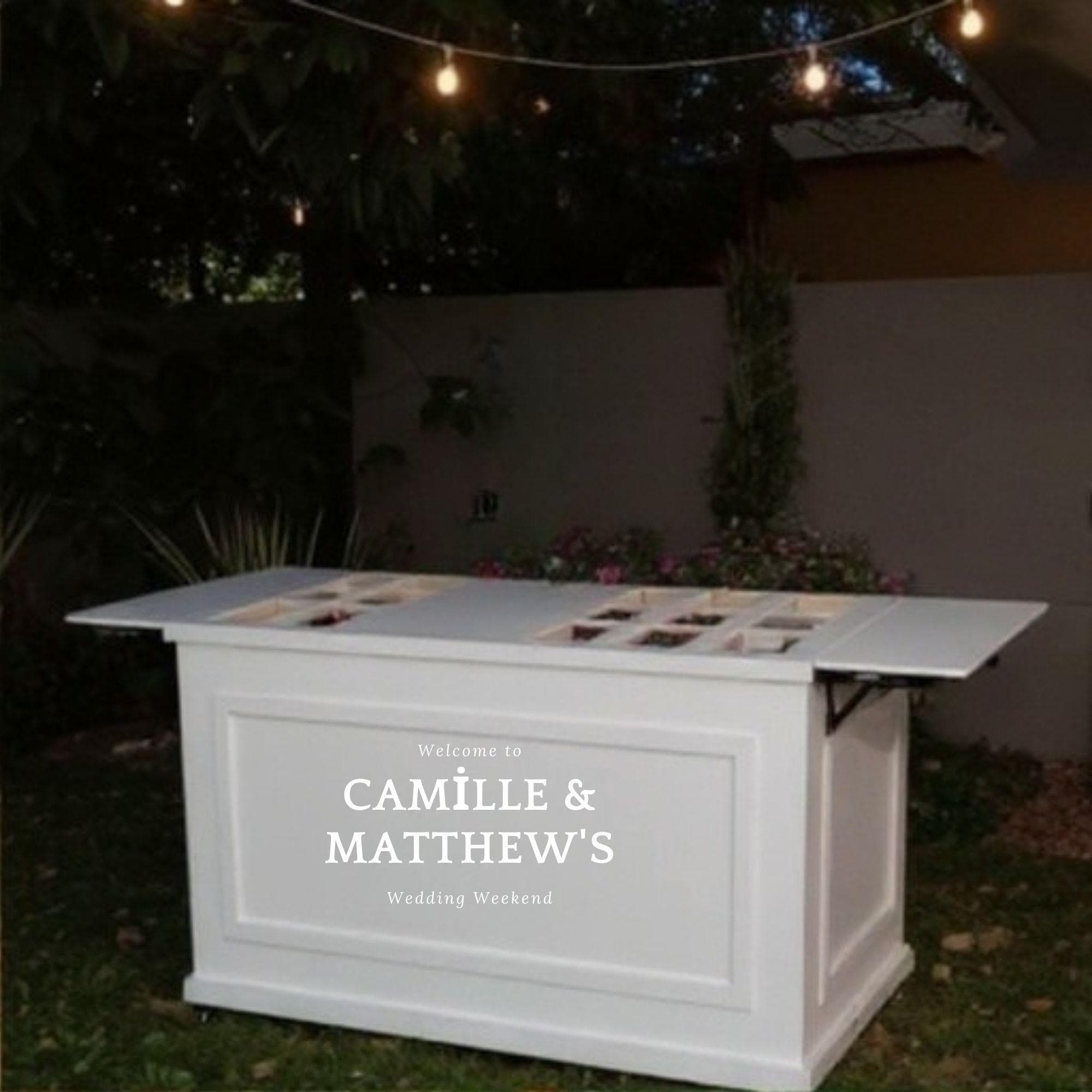 DIY Mobile Serving Cart Plan – Charcuterie Bar, Coffee Station (PDF) 2