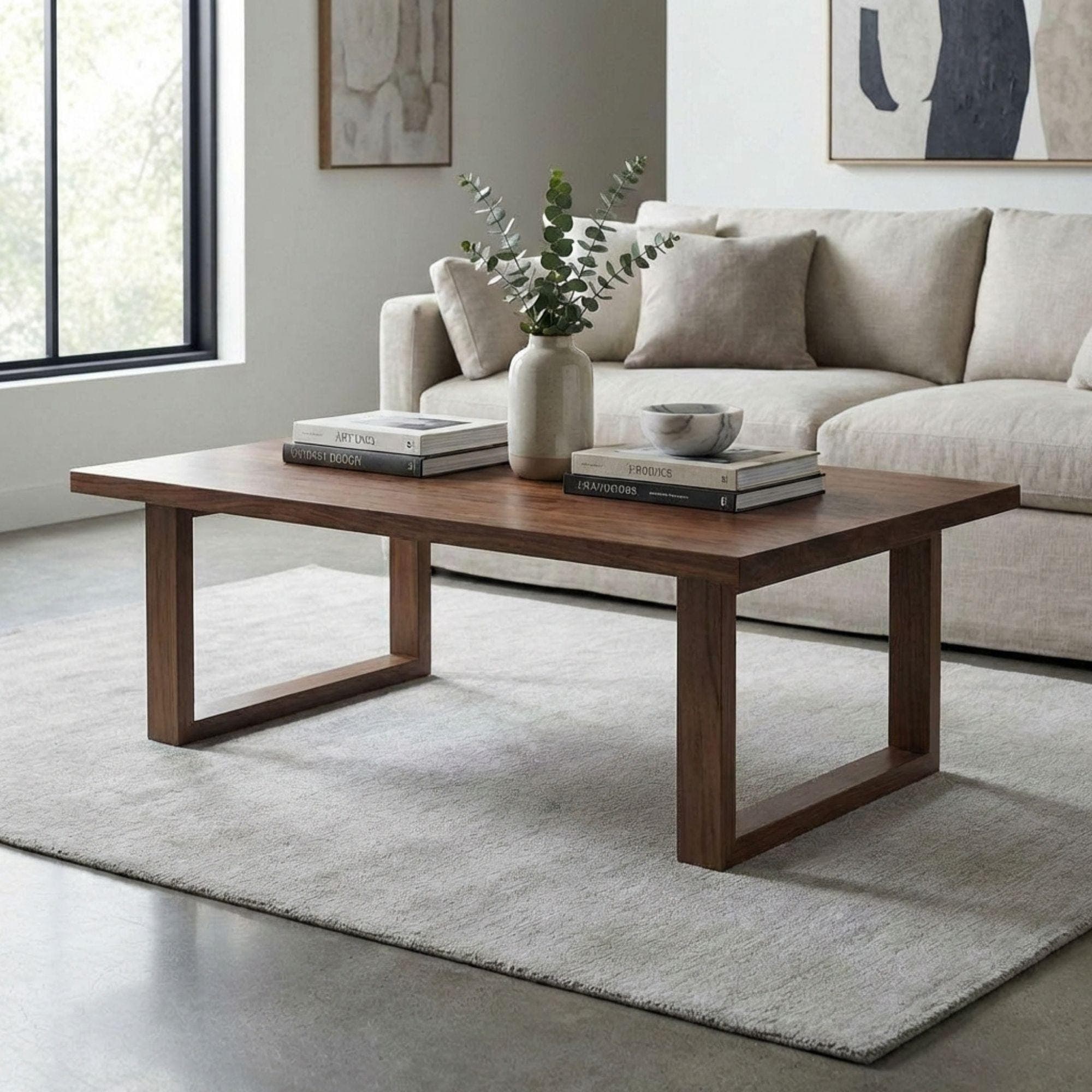 DIY Farmhouse Coffee Table Plans | Solid Wood Furniture Woodworking (Digital Download)