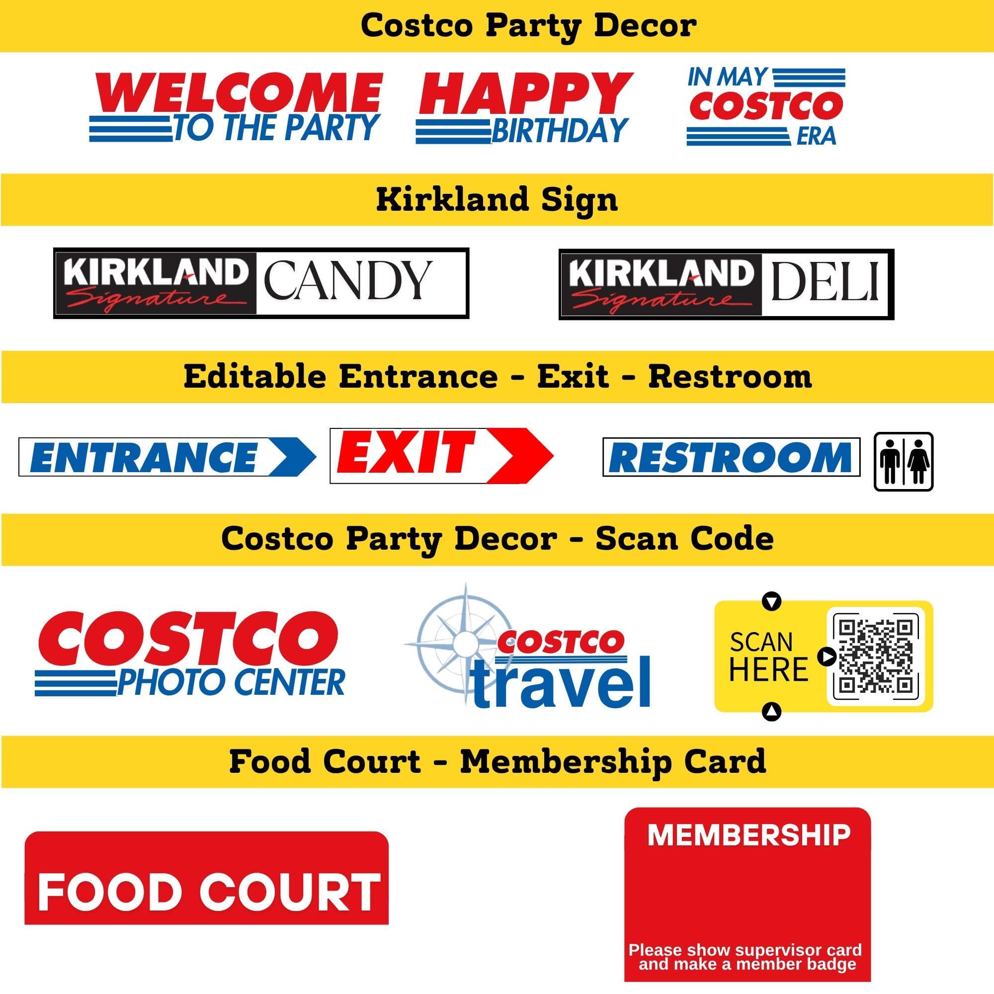 Costco Trunk or Treat Printables | Halloween Car Decor (Digital Download) 7