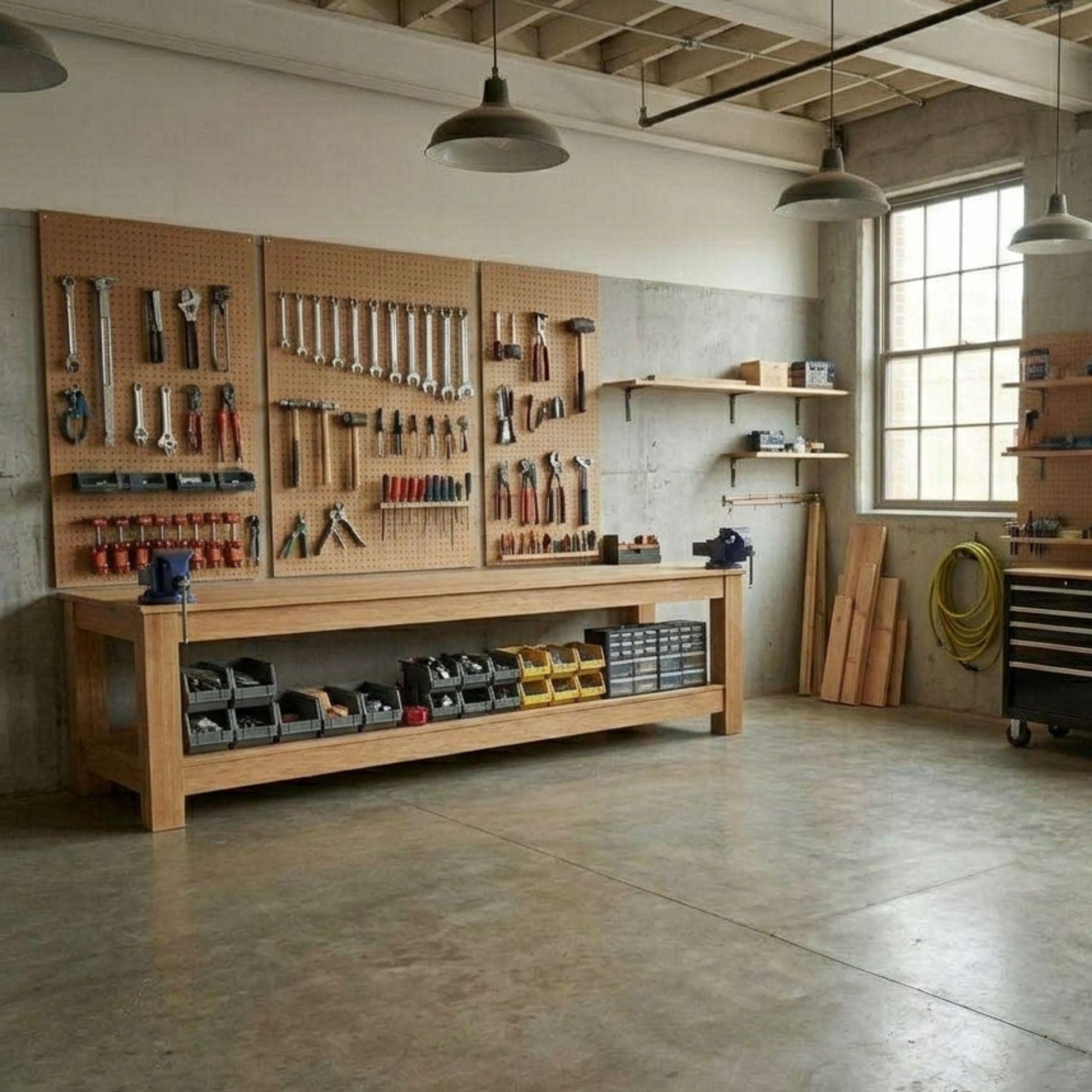 DIY Farmhouse Bench Plans | Entryway Shoe Storage Blueprint (PDF Download) 7