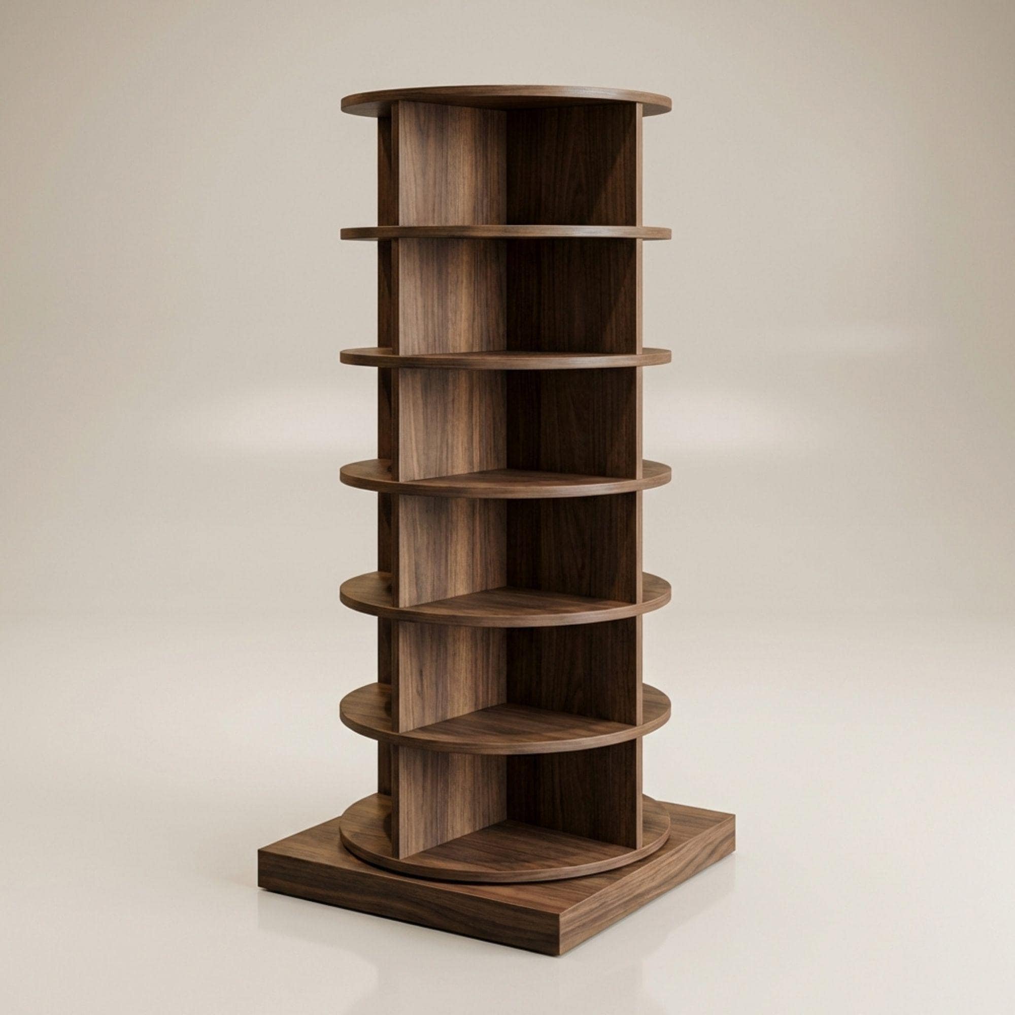 DIY Rotating Shoe Rack Plans | Spinning Woodworking Blueprint (Digital Download) 5