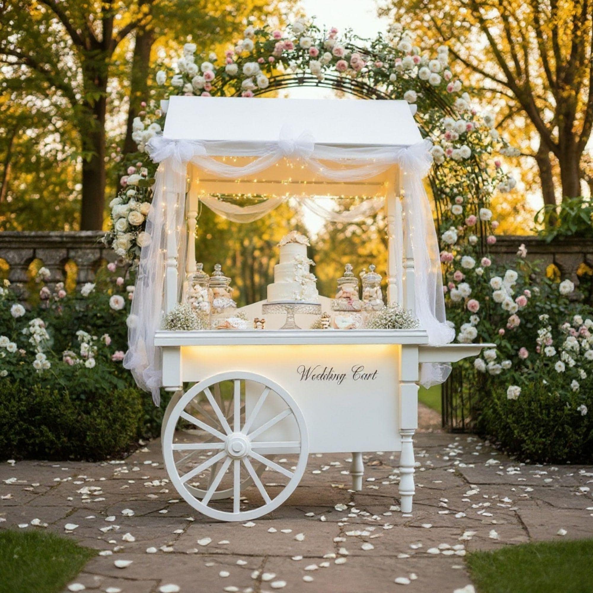 Candy Cart DIY Plan PDF | İce Cream Cart | Dessert Cart | Wedding Sweet Table Cart | Collapsible Wooden Sweet Bar for Sale, Party Treat Cart 3