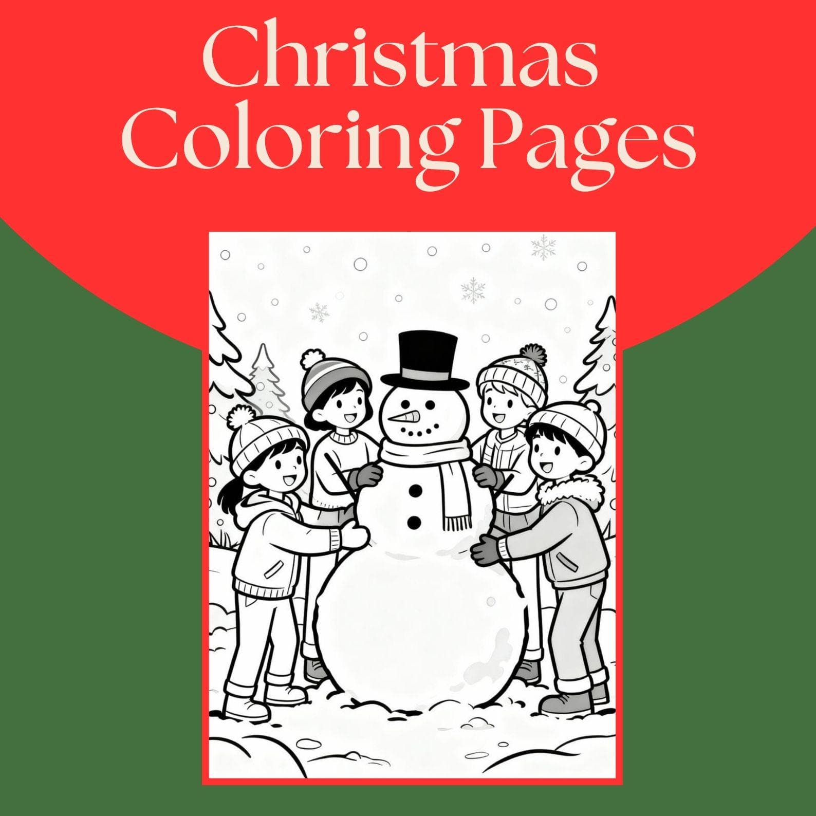 100+ Christmas Coloring Pages | Winter Activity Book (PDF) 5