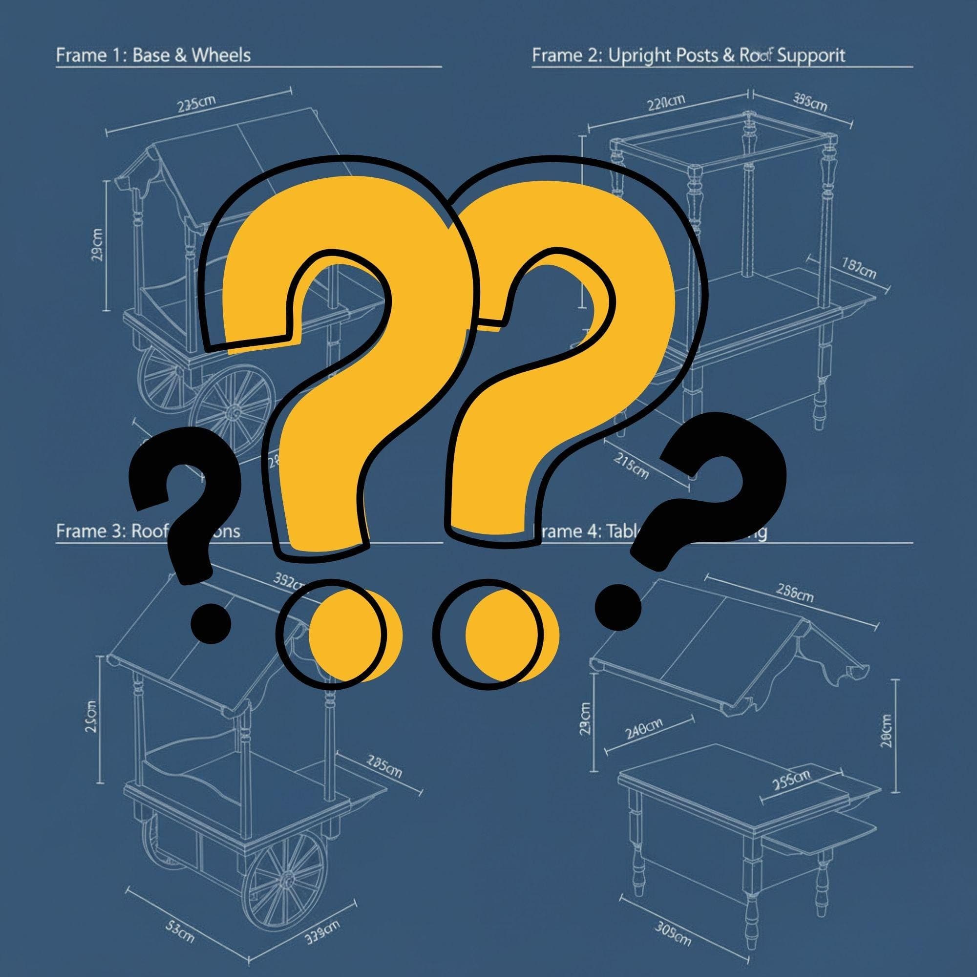 Candy Cart DIY Plan PDF | İce Cream Cart | Dessert Cart | Wedding Sweet Table Cart | Collapsible Wooden Sweet Bar for Sale, Party Treat Cart 6