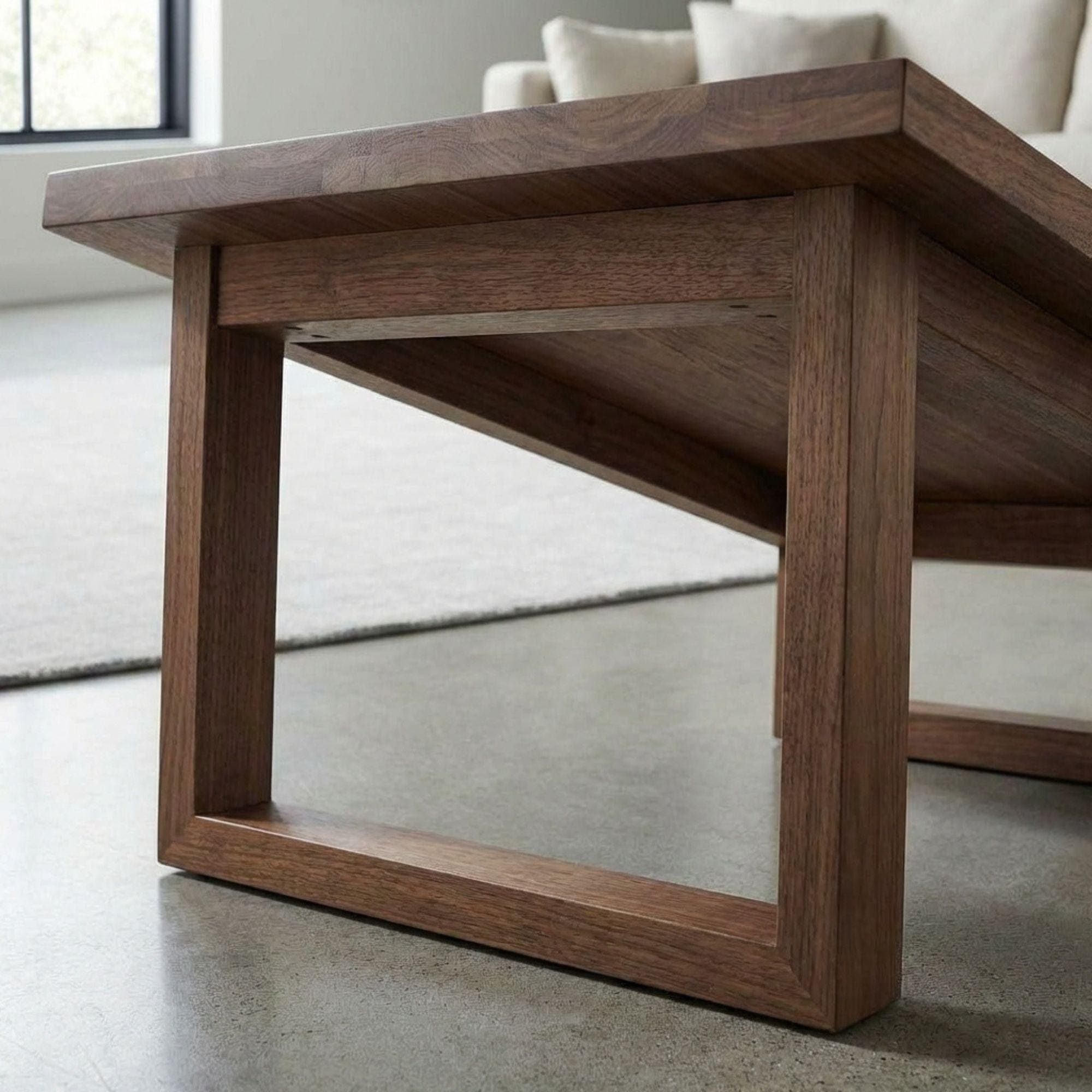 DIY Farmhouse Coffee Table Plans | Solid Wood Furniture Woodworking (Digital Download) 5