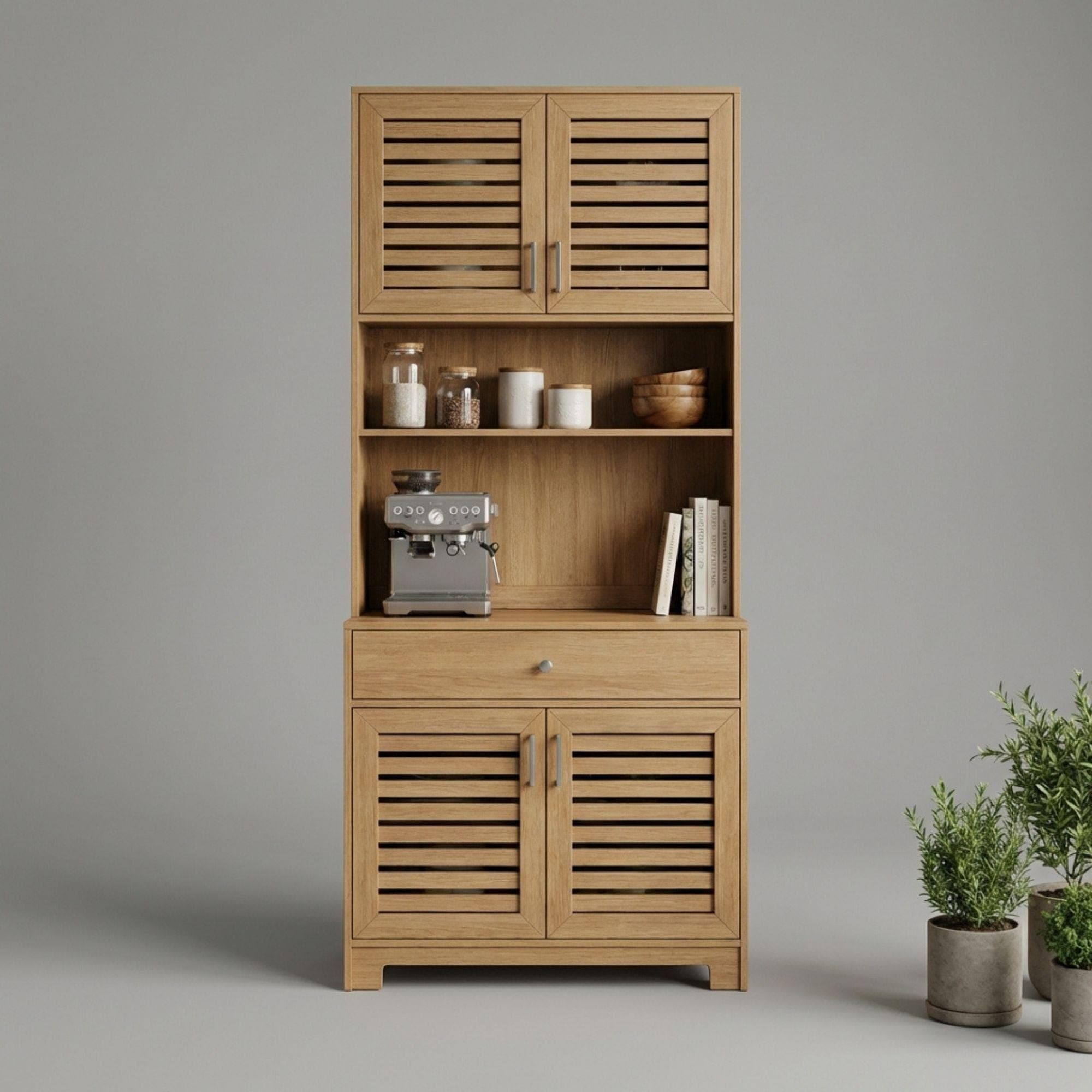 DIY Kitchen Pantry Cabinet Plans | Kitchen Organizer Build Blueprint | Standing Storage Guide 5