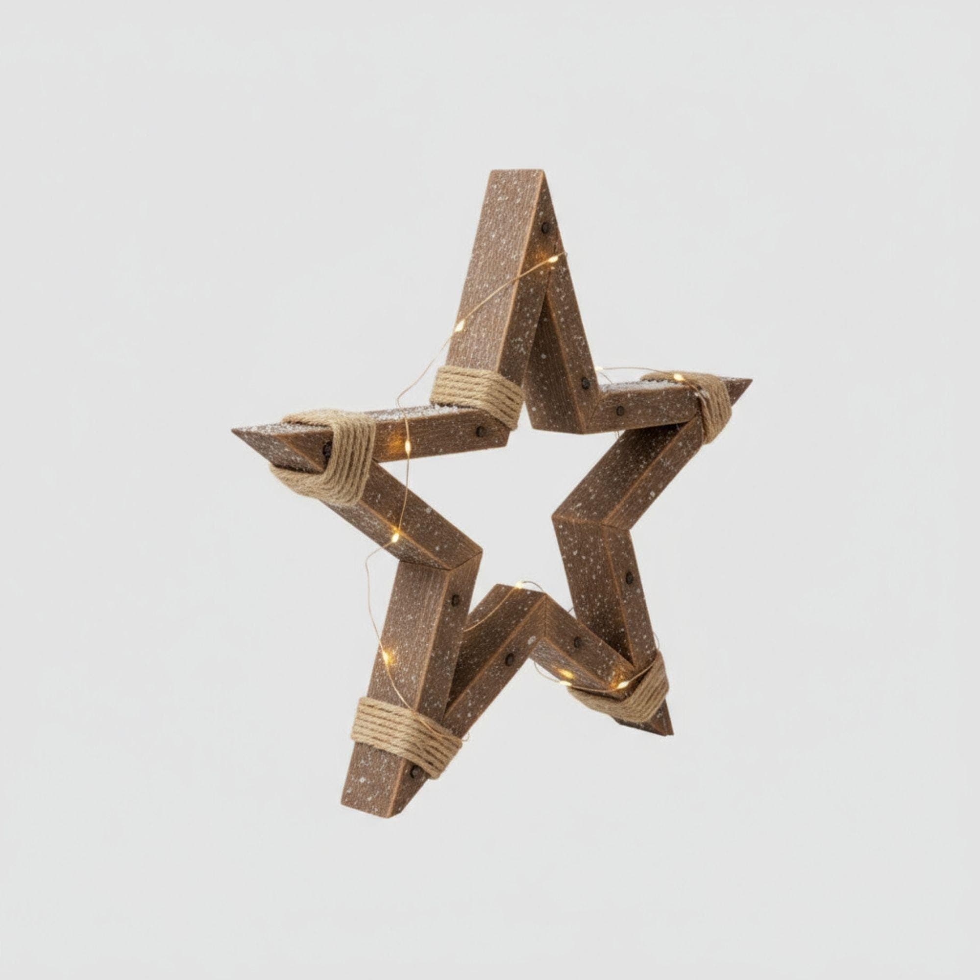 Rustic Christmas Star Plan: DIY Wooden Holiday Decor | Wooden Stars For Christmas Tree (PDF Download) 1
