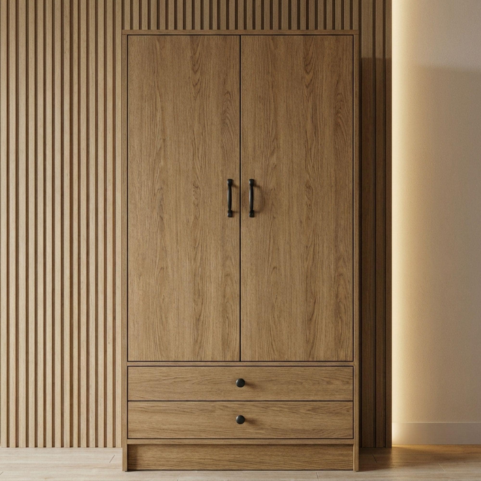 DIY Wardrobe Plan | Closet Storage Cabinet Blueprint | Wooden Tall Dresser Plans PDF 4