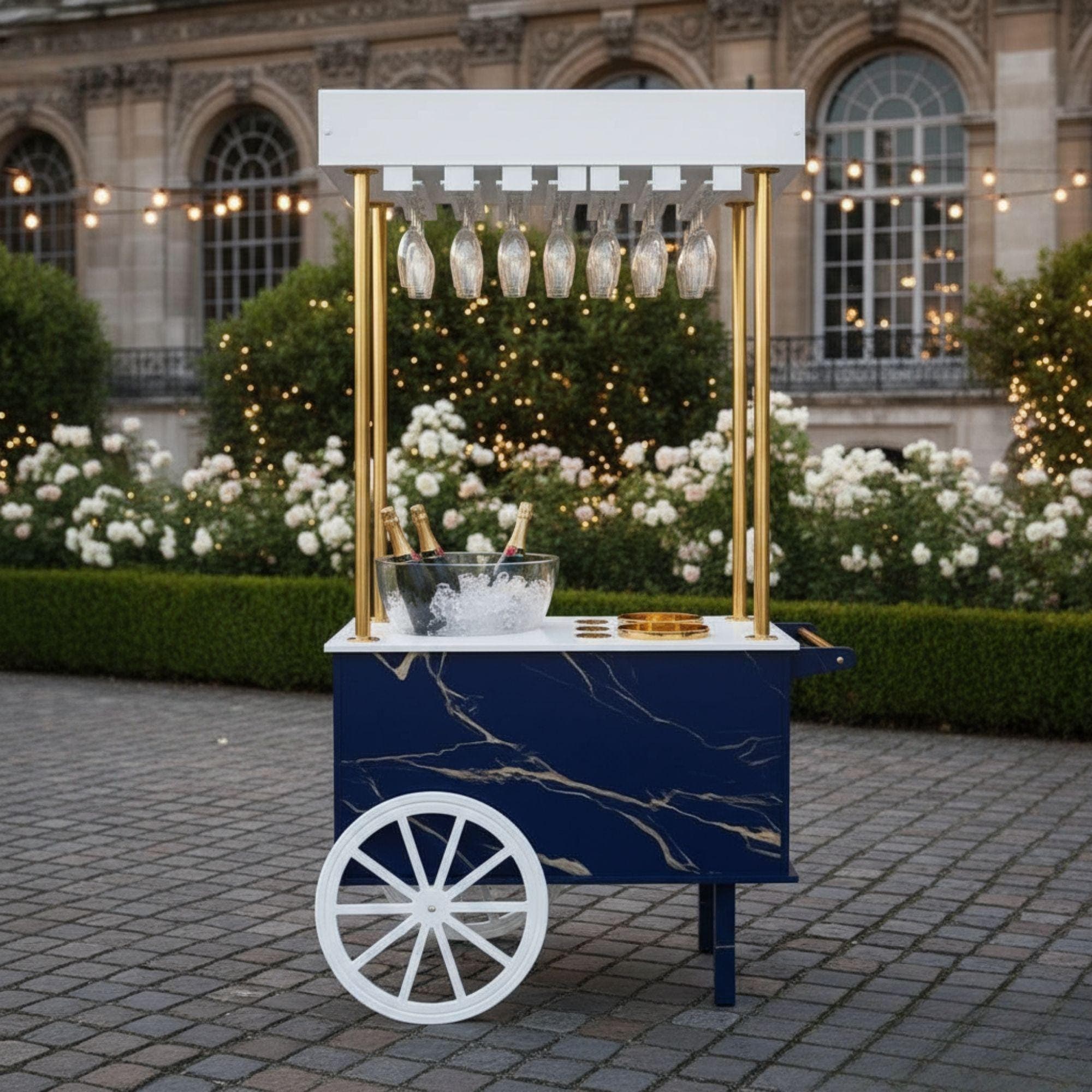 DIY Champagne Cart Plans: Mobile Bar, Event Cart Blueprints (Digital Download) 3