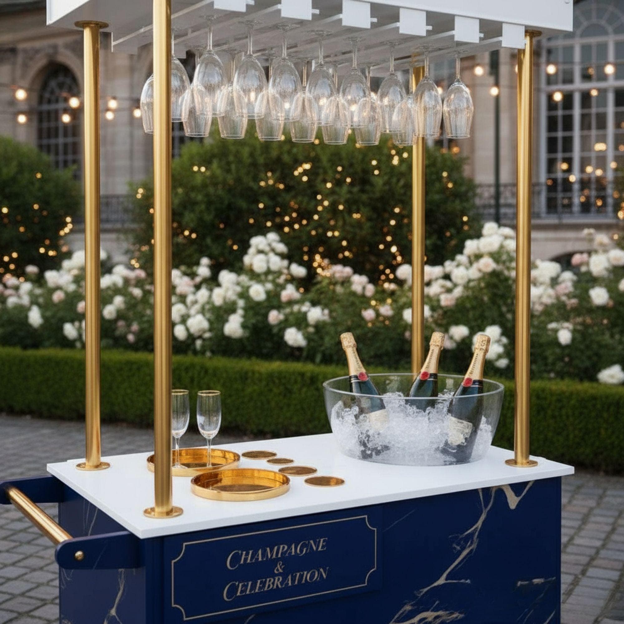 DIY Champagne Cart Plans: Mobile Bar, Event Cart Blueprints (Digital Download) 6