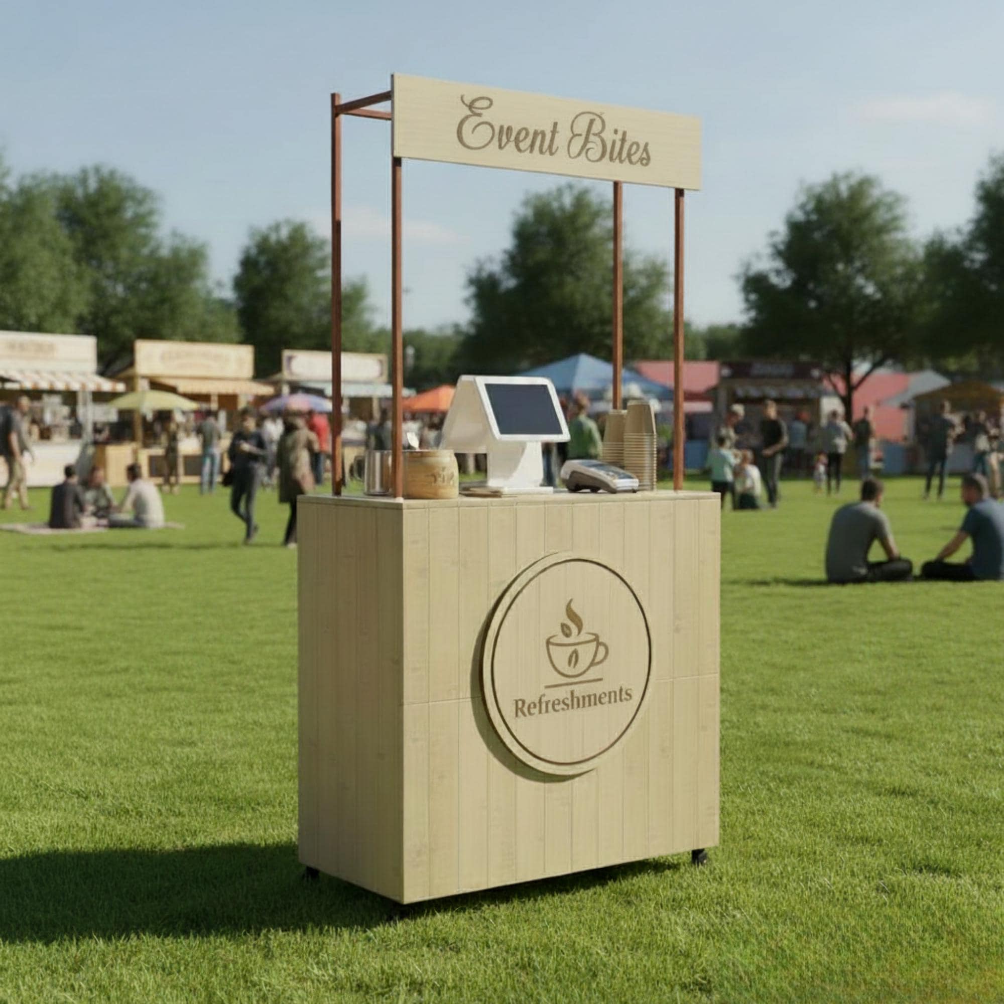 Foldable Kiosk Blueprint: DIY Portable Sales Stand Plans