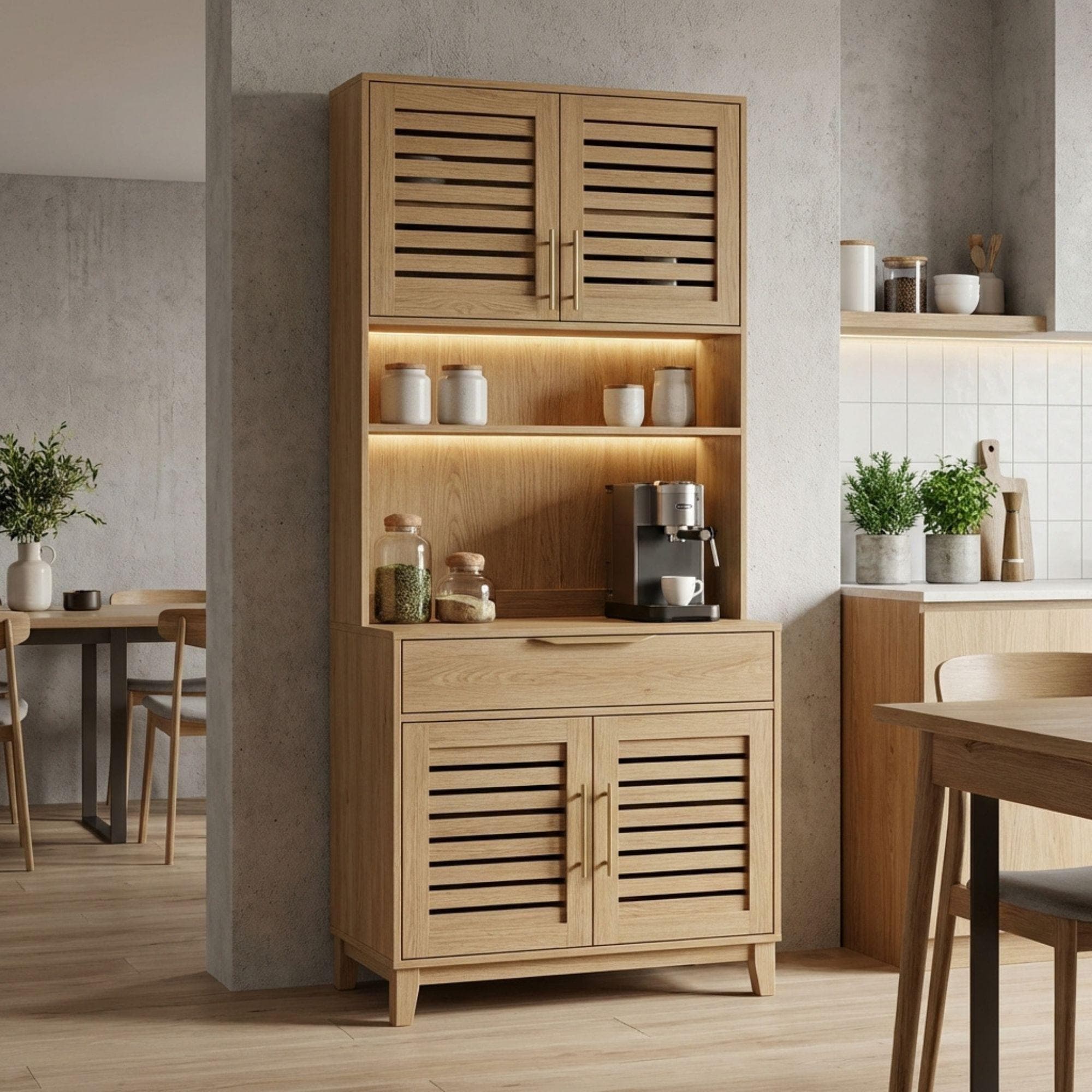 DIY Kitchen Pantry Cabinet Plans | Kitchen Organizer Build Blueprint | Standing Storage Guide