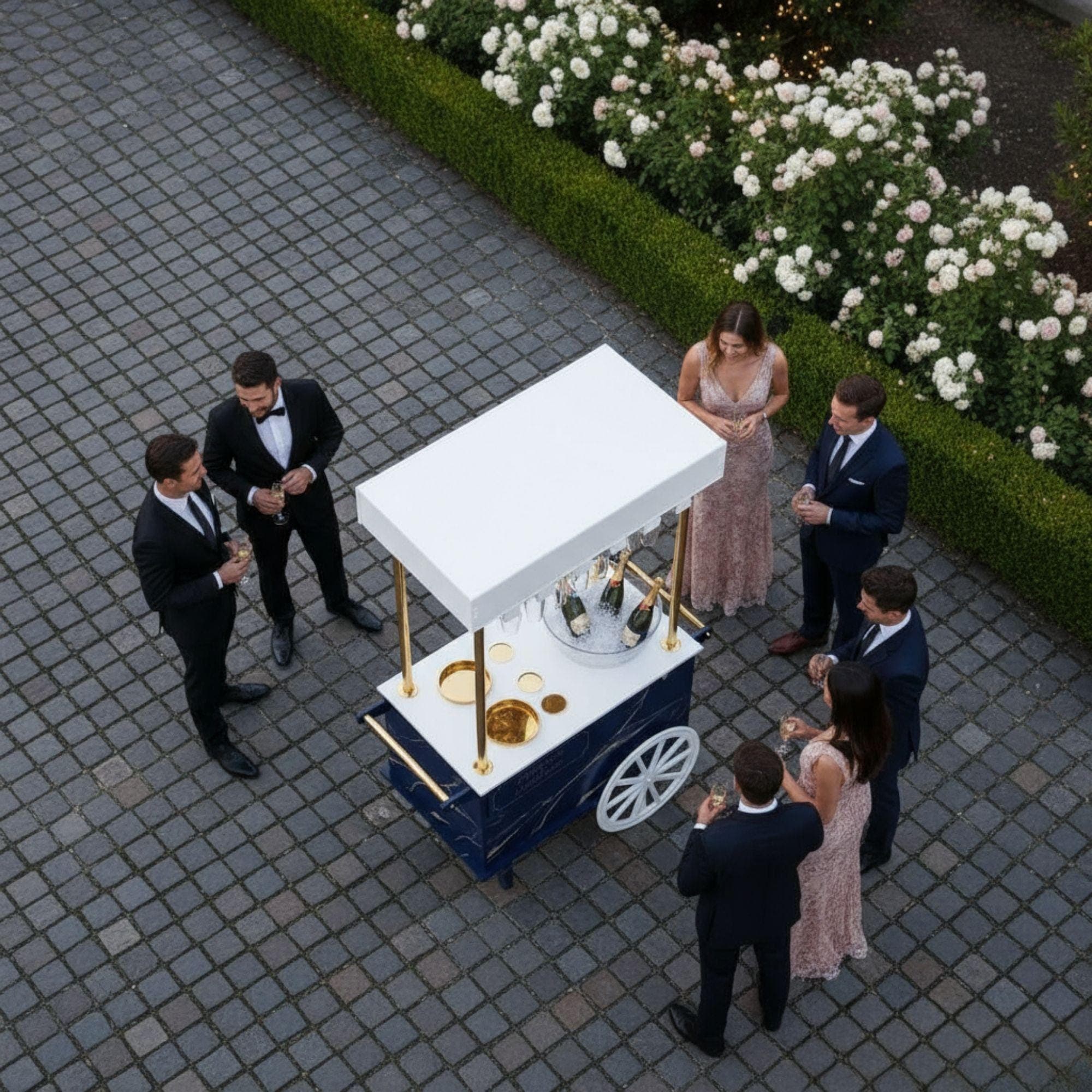 DIY Champagne Cart Plans: Mobile Bar, Event Cart Blueprints (Digital Download) 5