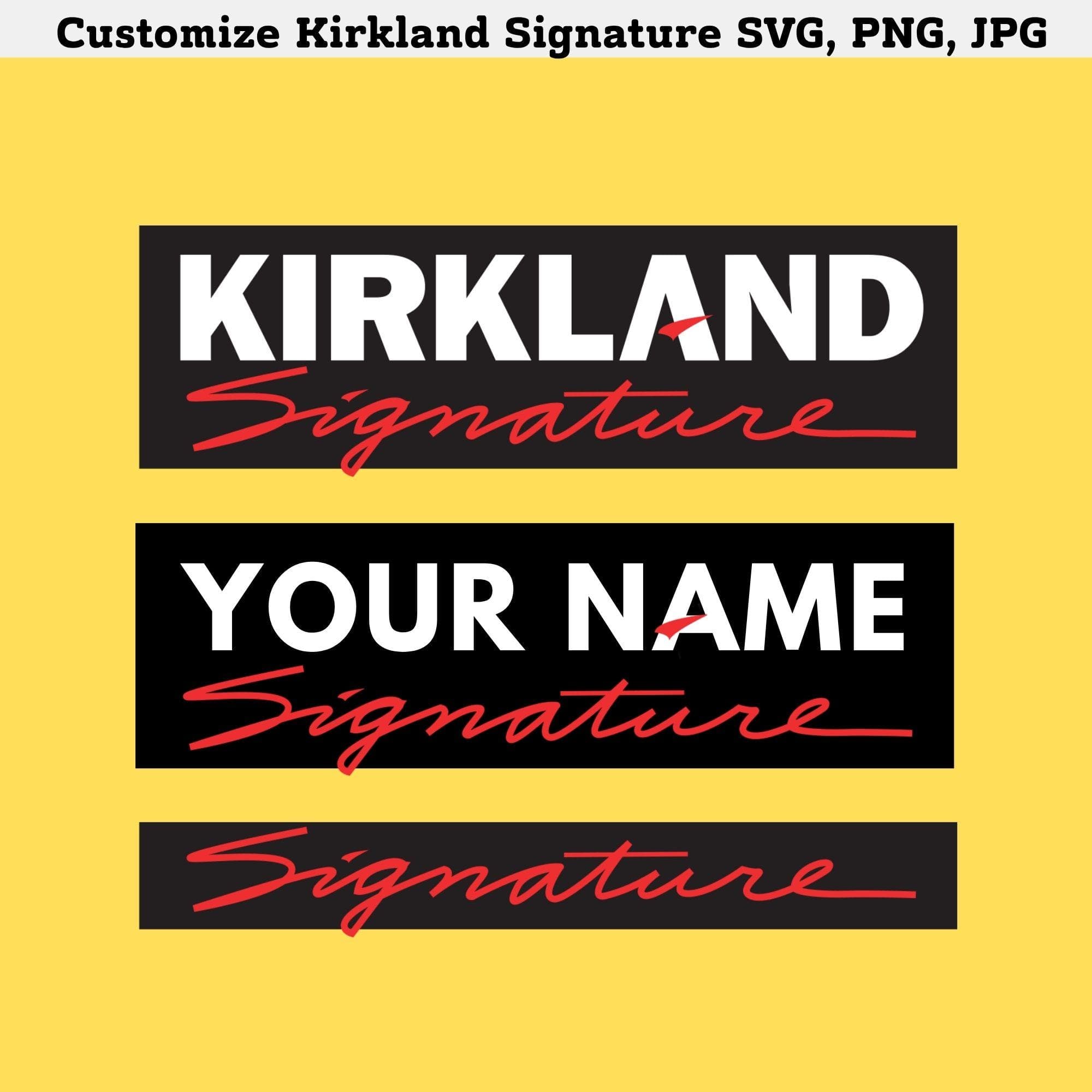 Customizable Costco Font SVG Pack, PNG, JPG (Digital Download) 3