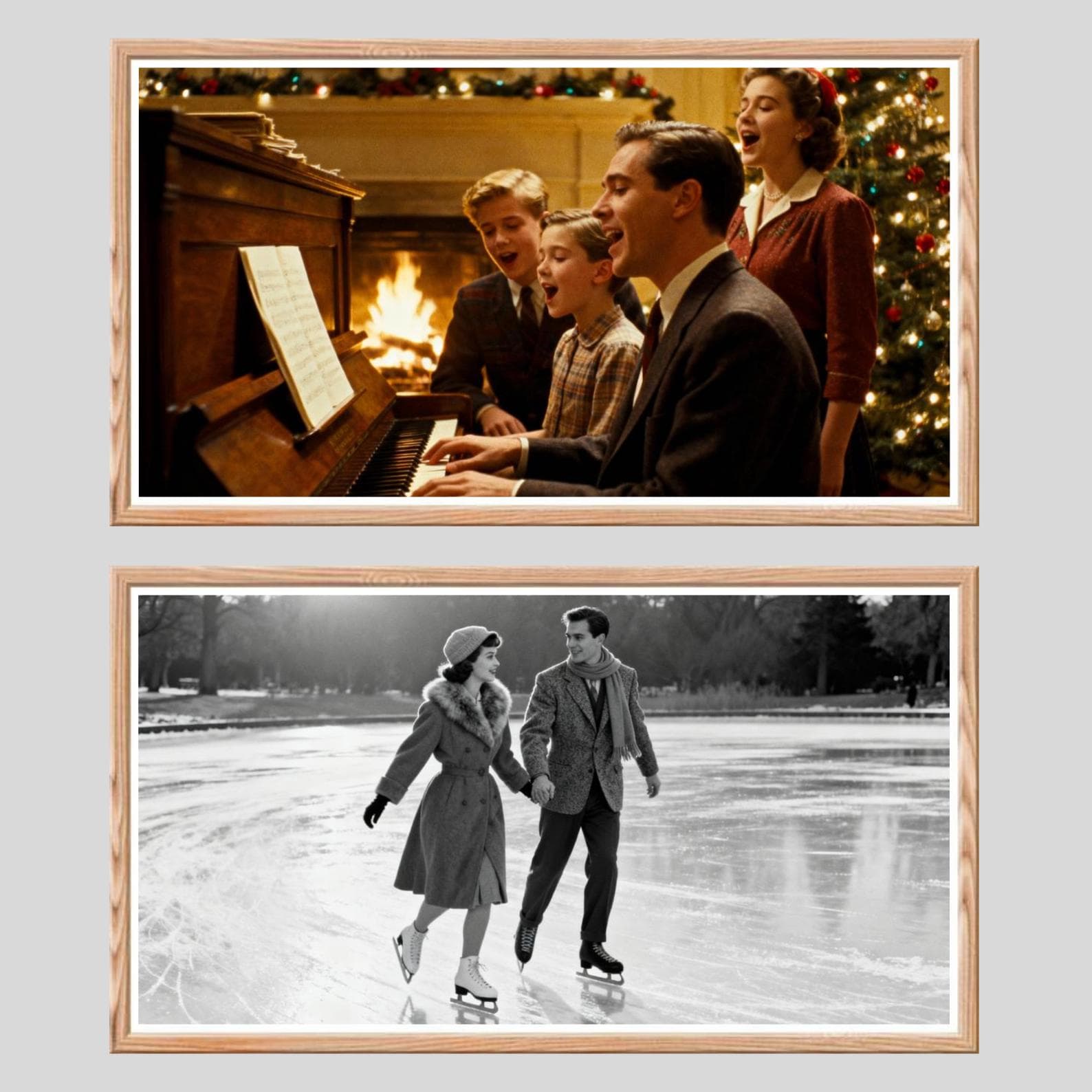 Vintage Christmas Frame TV Art: 100+ Holiday Pictures (Digital Download) 8