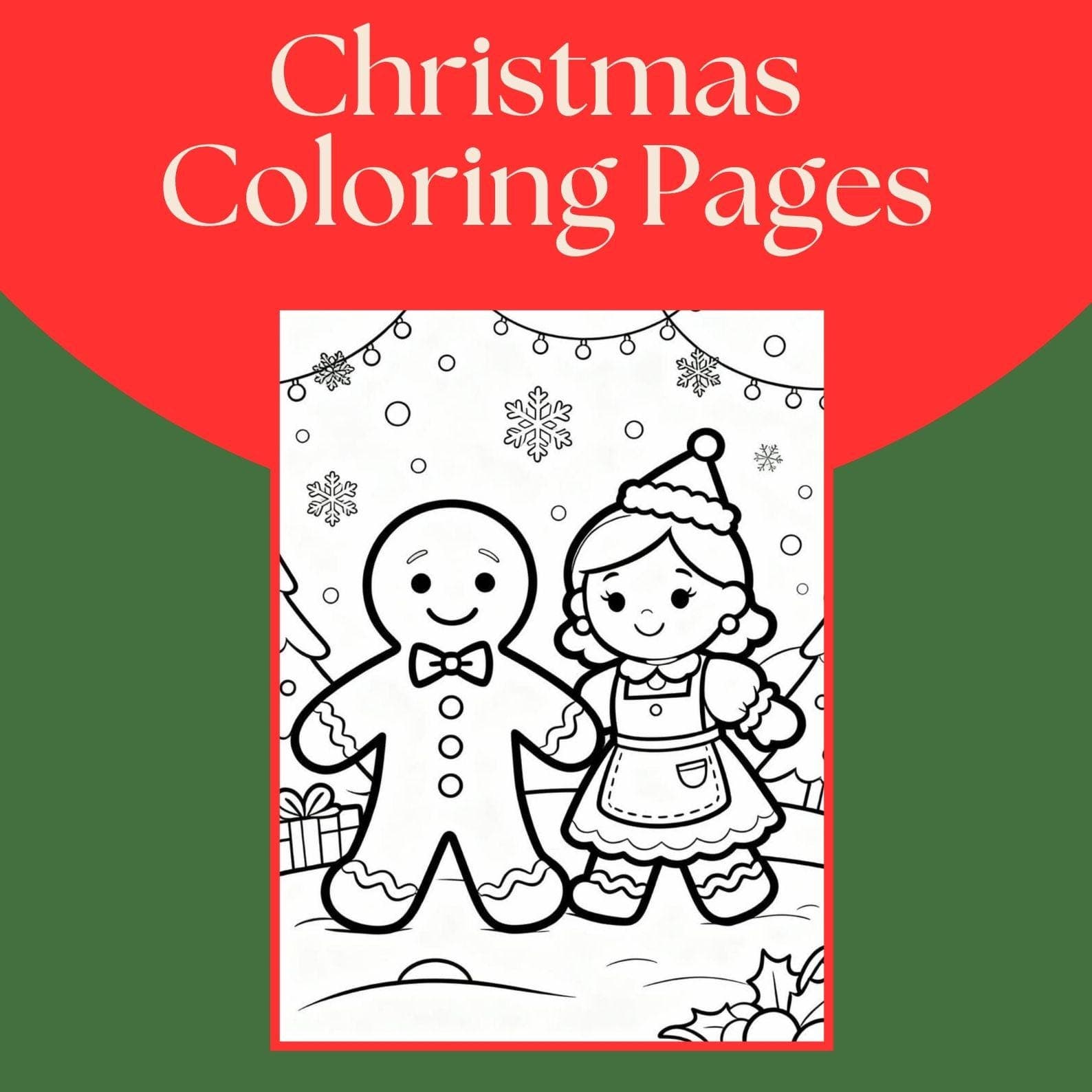 100+ Christmas Coloring Pages | Winter Activity Book (PDF) 2
