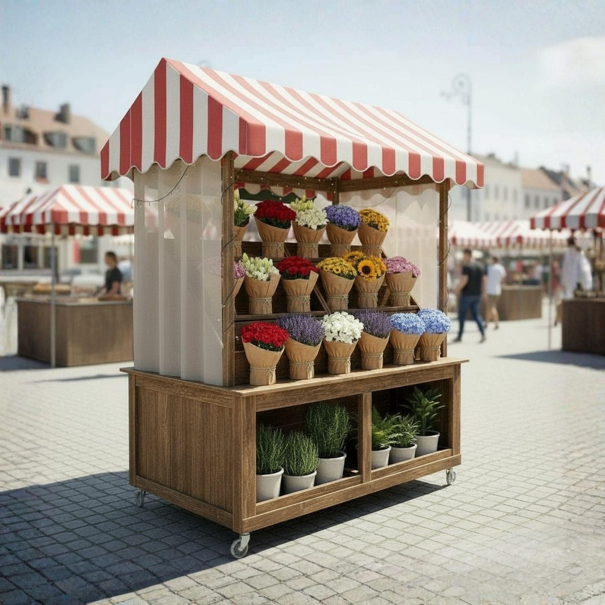 DIY Tiered Planter Stand Woodworking Plans (PDF)