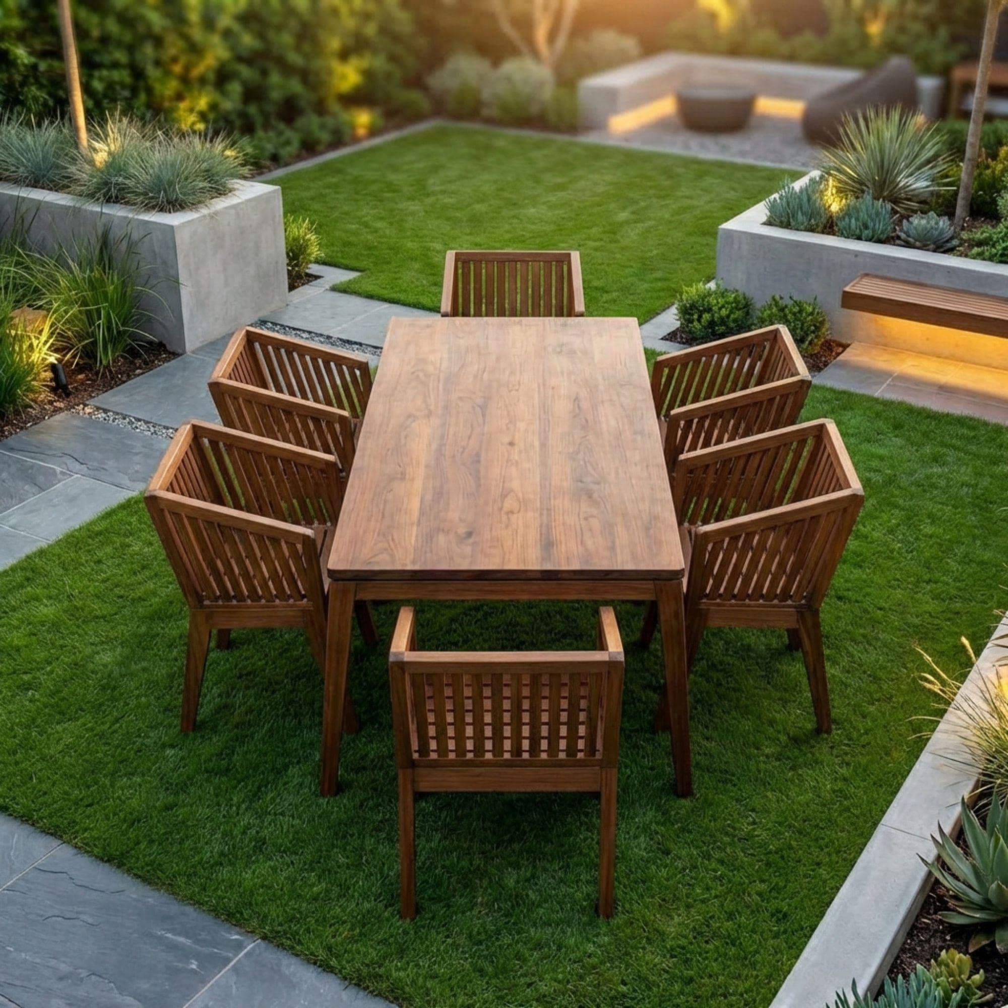 DIY Outdoor Dining Set Plans | Wooden Patio Table, Chairs Blueprint (Digital Download) 4