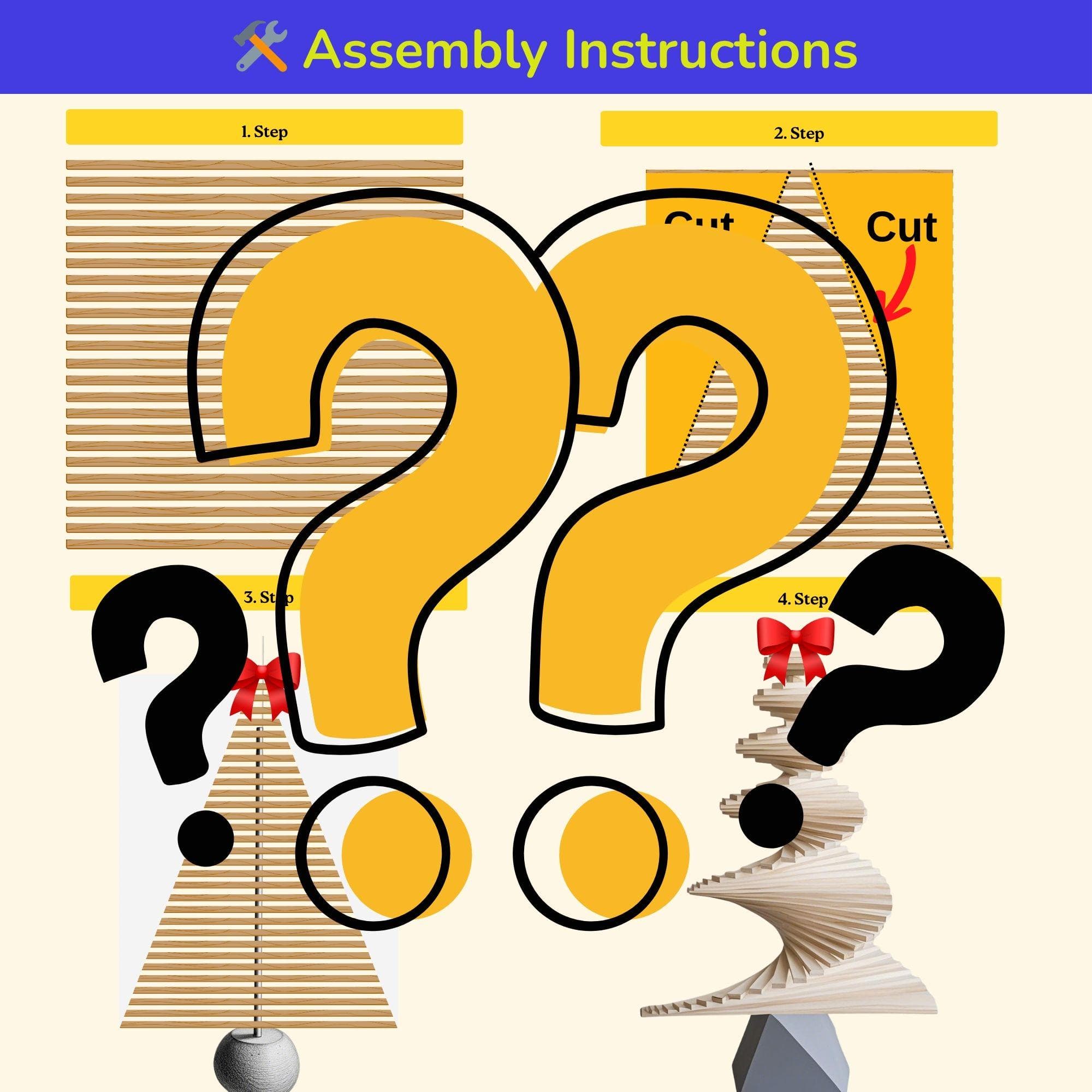 Spiral Christmas Tree plans | DIY Spiral Christmas Tree, One Board Spiral Tree, Build Plan | Landscape Tree Plan PDF Printable 5