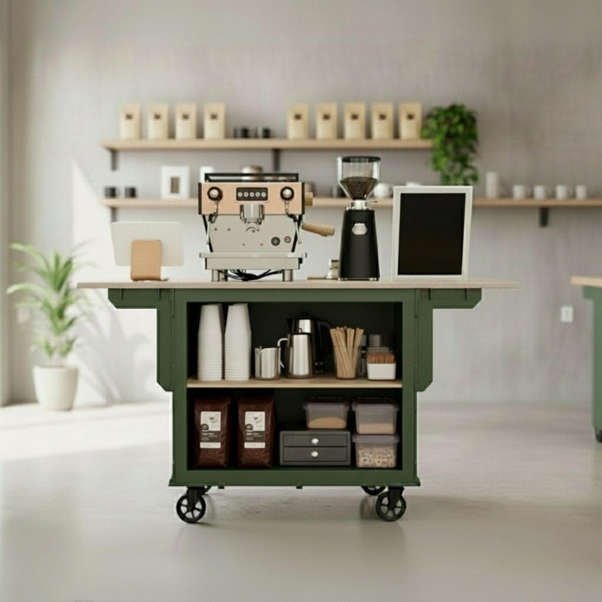 DIY Collapsible Coffee Cart Plans: Mobile Bar Blueprint (PDF Pattern) 5