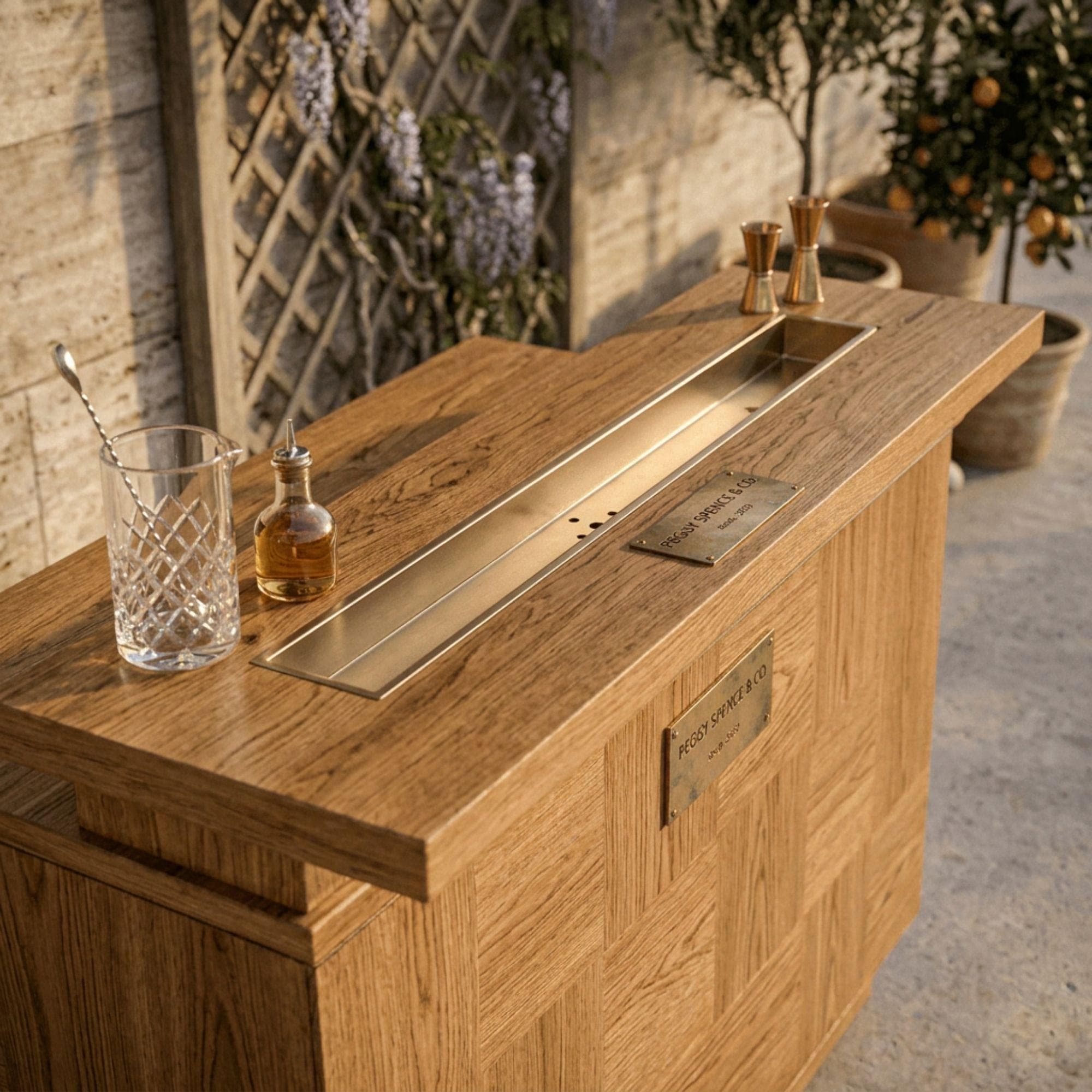 DIY Outdoor Bar Plans | Two Tier Home Bar Blueprint | Wooden Patio Bar Design PDF 6