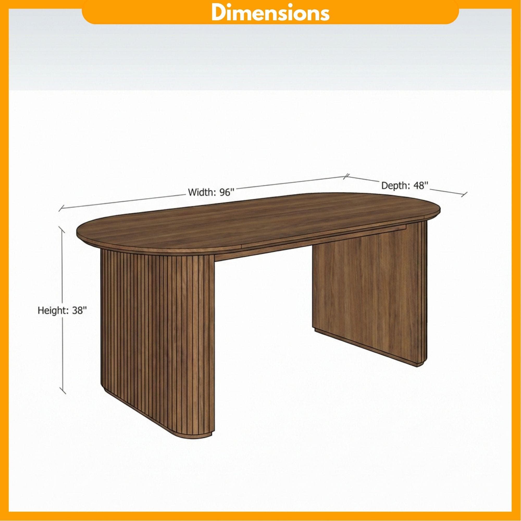 Oval Dining Table Plans | Modern Farmhouse Woodworking (Digital PDF Download) 1