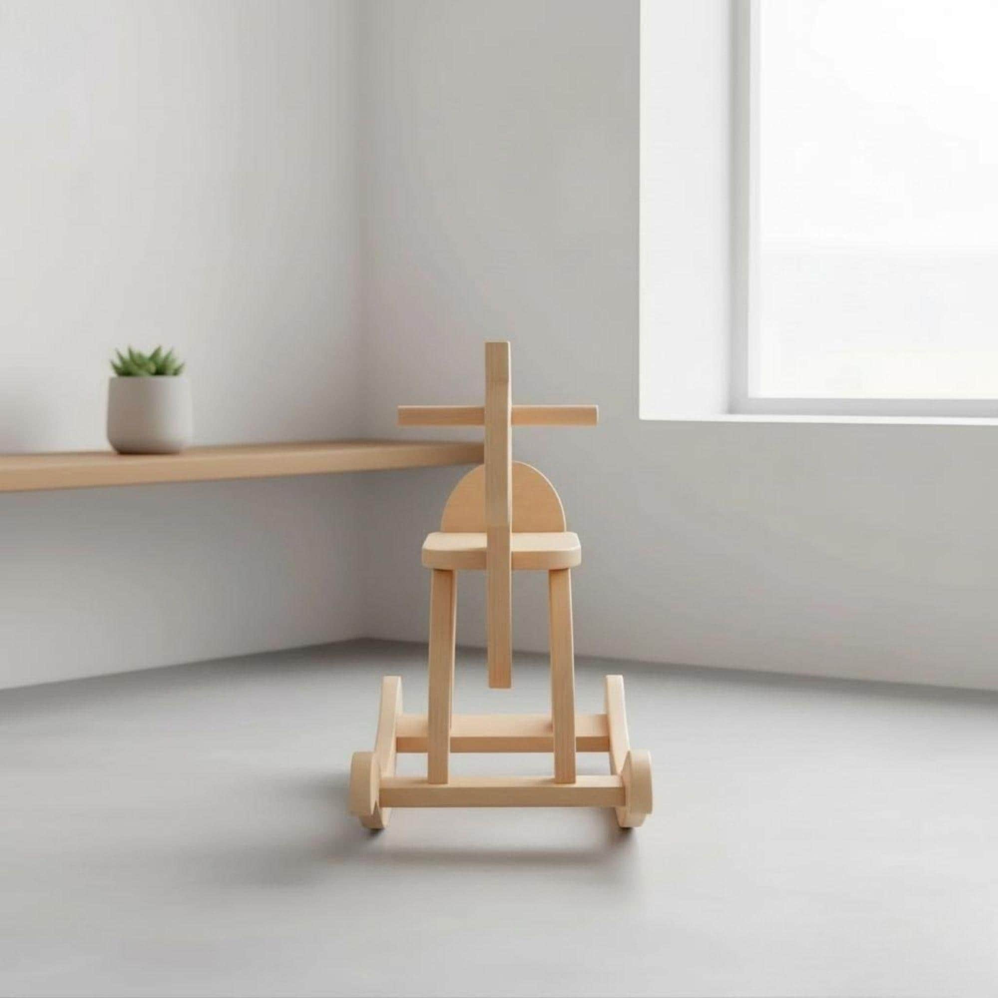 Wooden Rocking Horse Plans | DIY Toddler Toy Blueprint (Digital PDF) 3