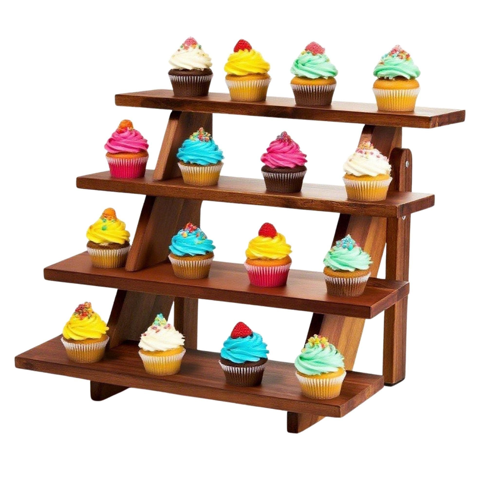 DIY Tiered Cupcake Stand PDF Plan | Wood Display Risers 1