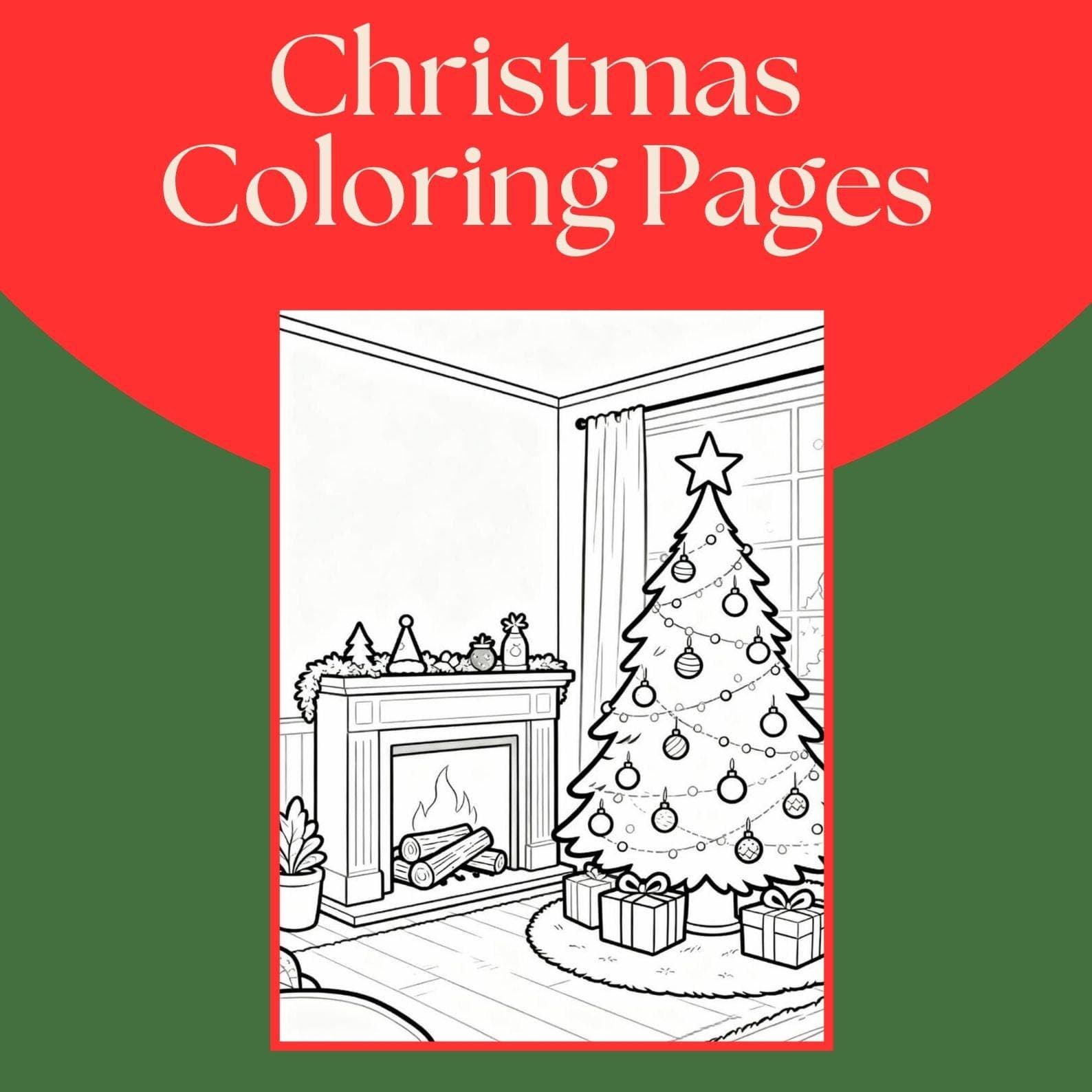 100+ Christmas Coloring Pages | Winter Activity Book (PDF) 9