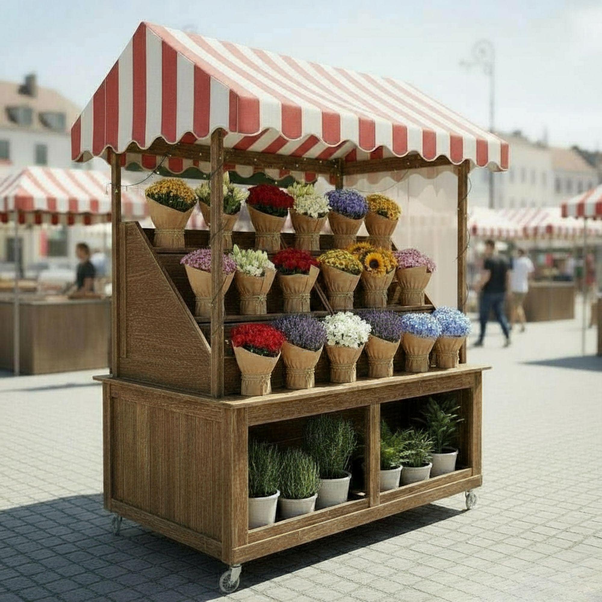 DIY Tiered Planter Stand Woodworking Plans (PDF) 3