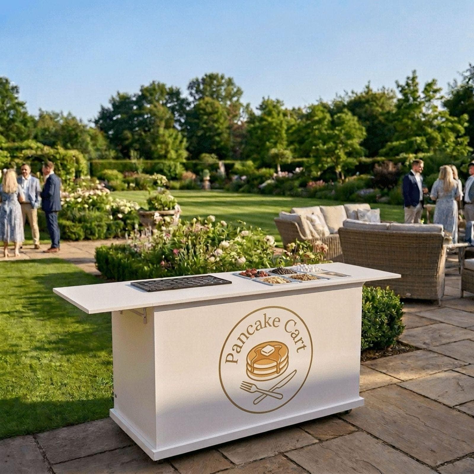 DIY Pancake Cart Plans PDF | Mobile Food Stand with Umbrella Mount | Crepe & Dessert Bar Blueprint | Event Catering Woodworking 5