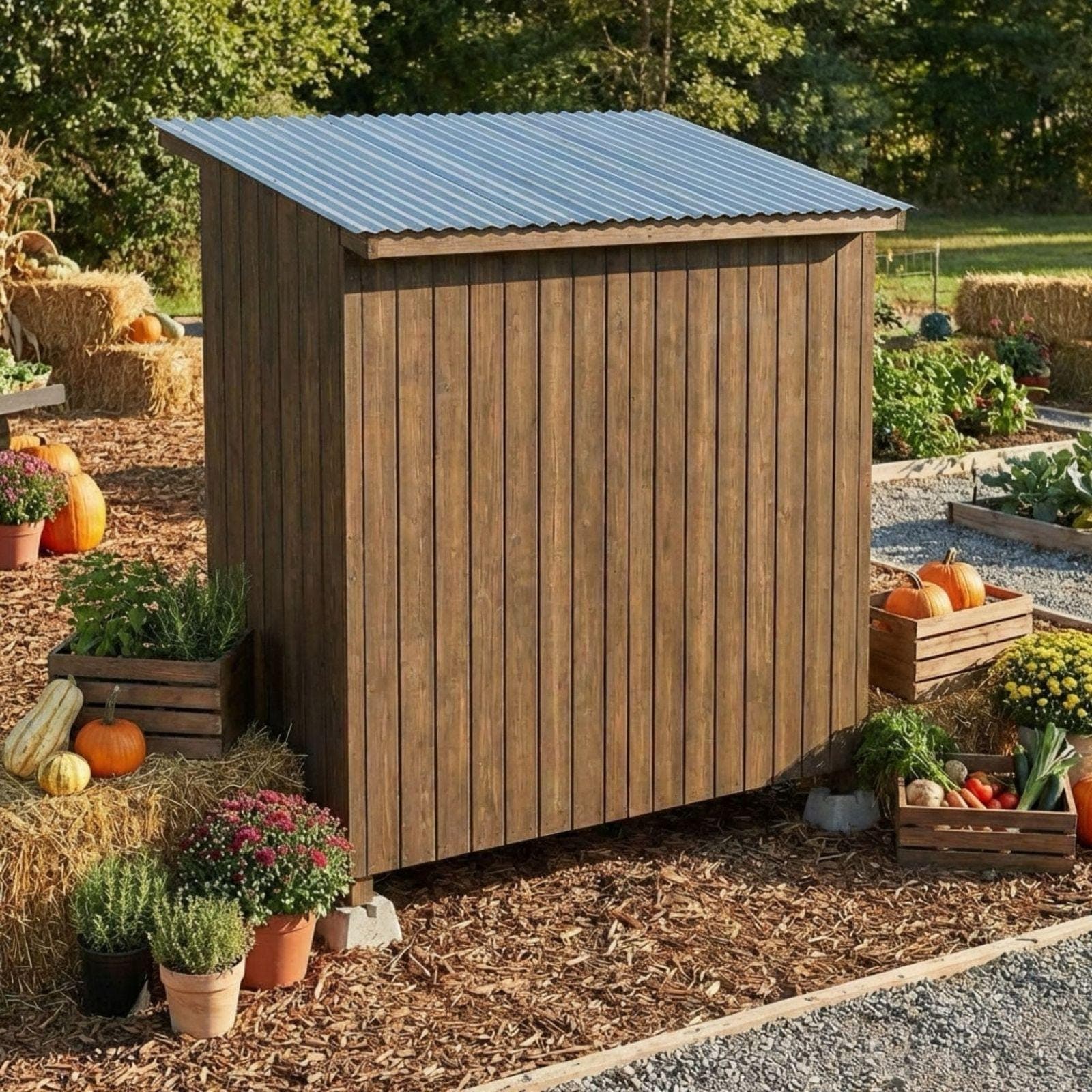 DIY Roadside Farmstand Plans PDF | Secure 4-Door Market Stall Blueprint | Sourdough & Egg Stand Build Guide | Vegetable Display Woodworking 5