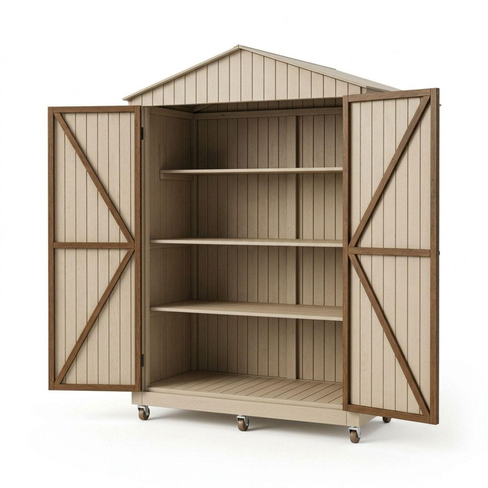 Enclosed DIY Farmstand Plans PDF | Secure Roadside Stand Blueprint | Barn Door Market Stall | Sourdough & Egg Stand Woodworking Guide 4