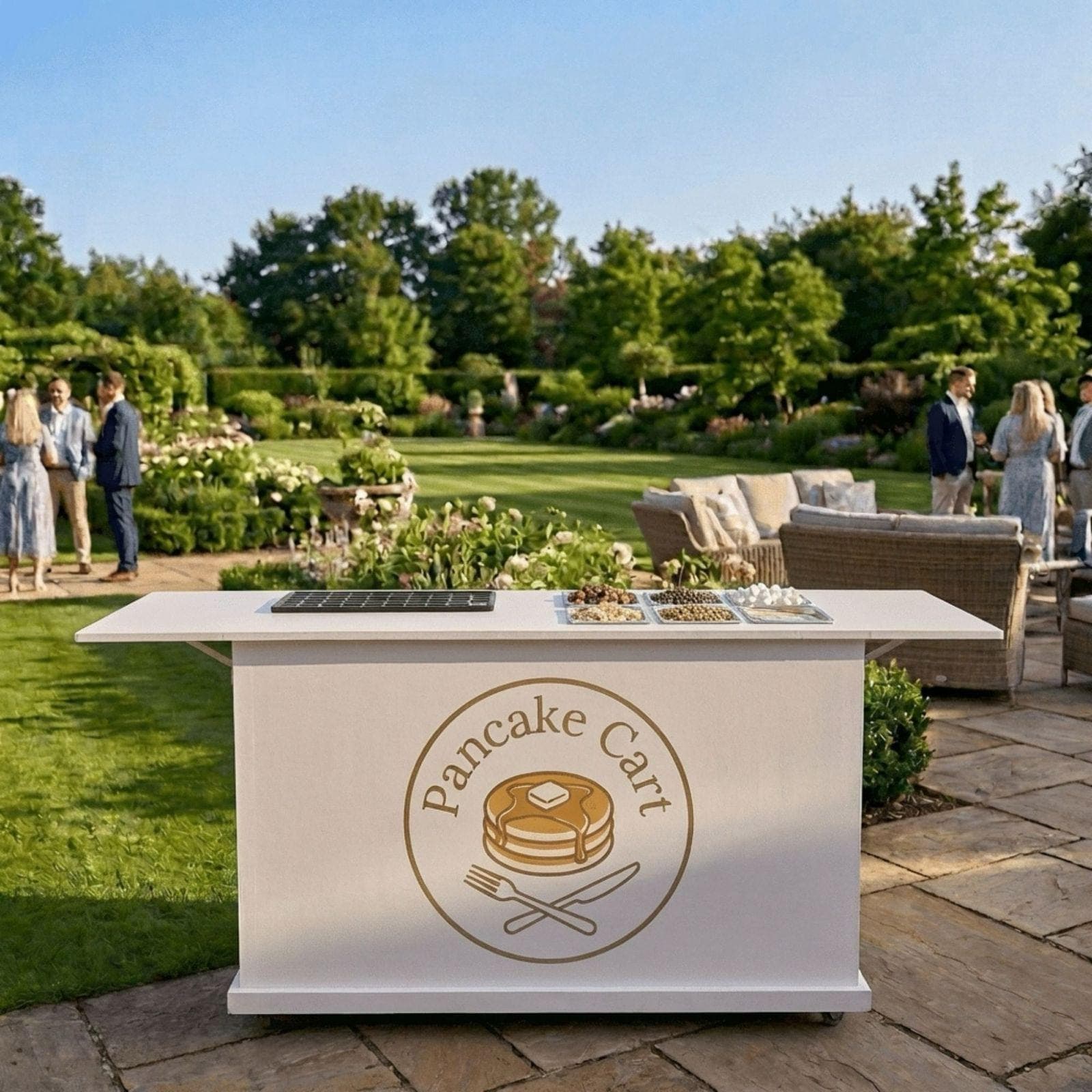 DIY Pancake Cart Plans PDF | Mobile Food Stand with Umbrella Mount | Crepe & Dessert Bar Blueprint | Event Catering Woodworking 4