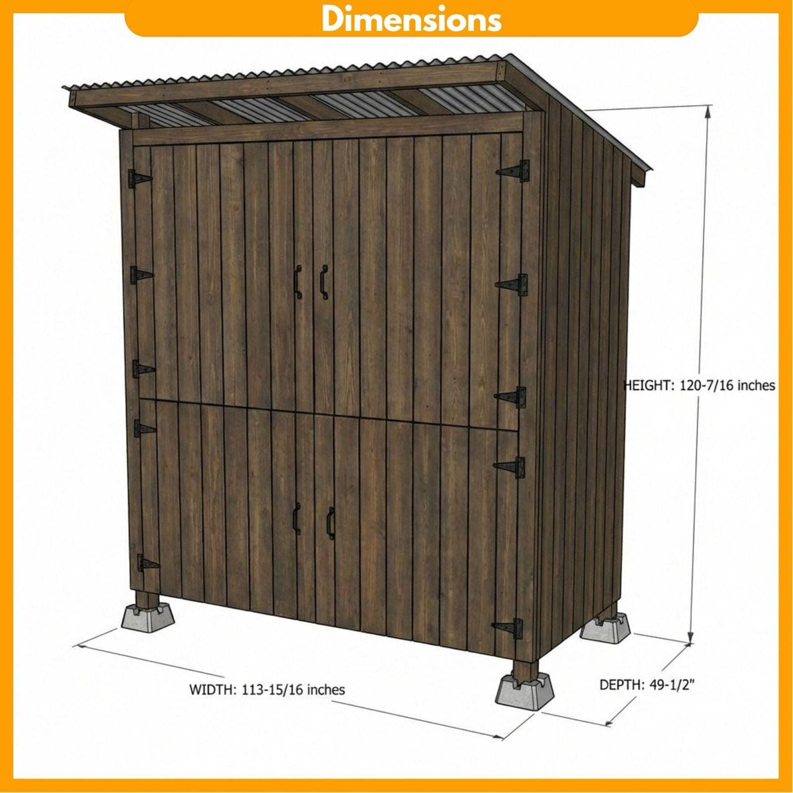 DIY Roadside Farmstand Plans PDF | Secure 4-Door Market Stall Blueprint | Sourdough & Egg Stand Build Guide | Vegetable Display Woodworking 1