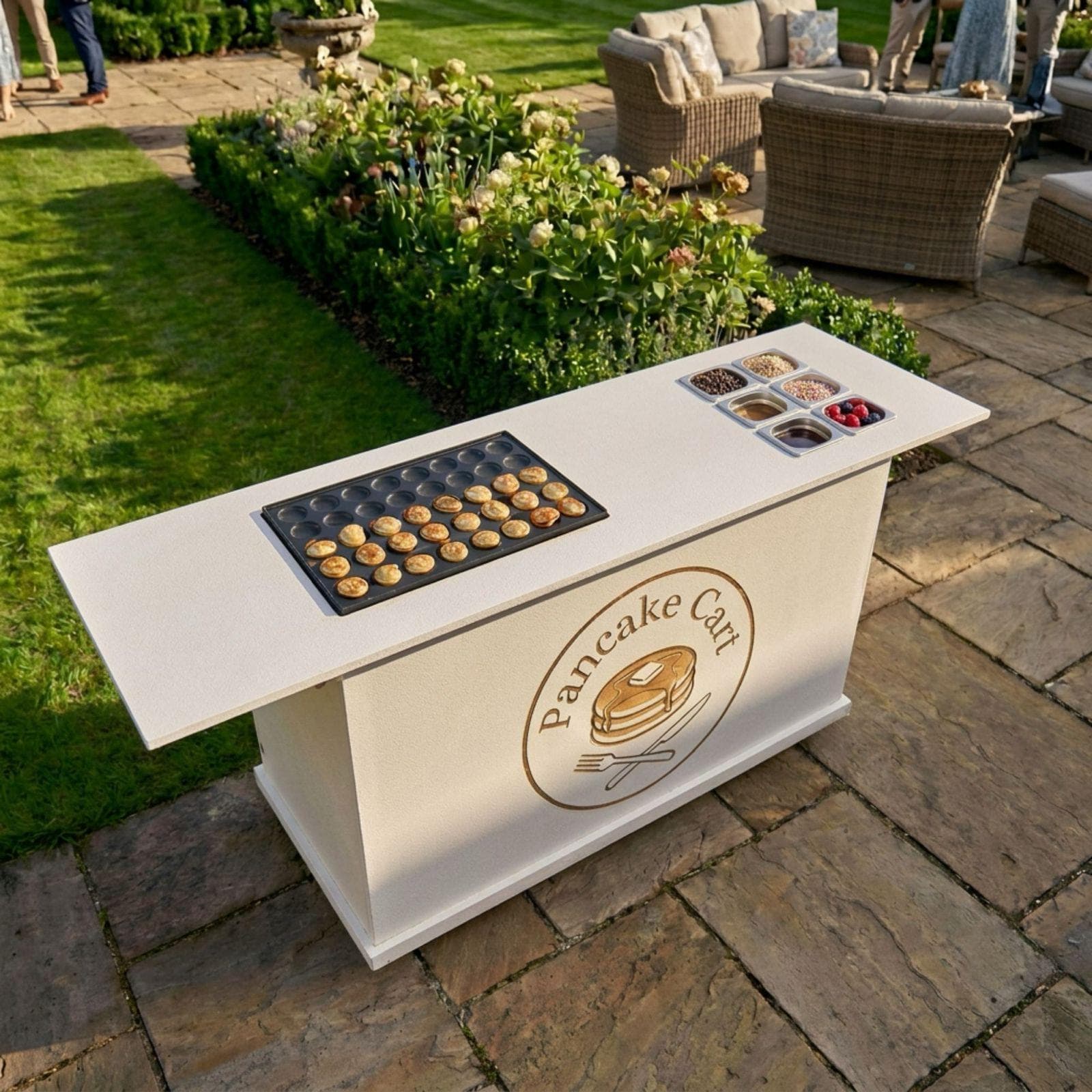 DIY Pancake Cart Plans PDF | Mobile Food Stand with Umbrella Mount | Crepe & Dessert Bar Blueprint | Event Catering Woodworking 3