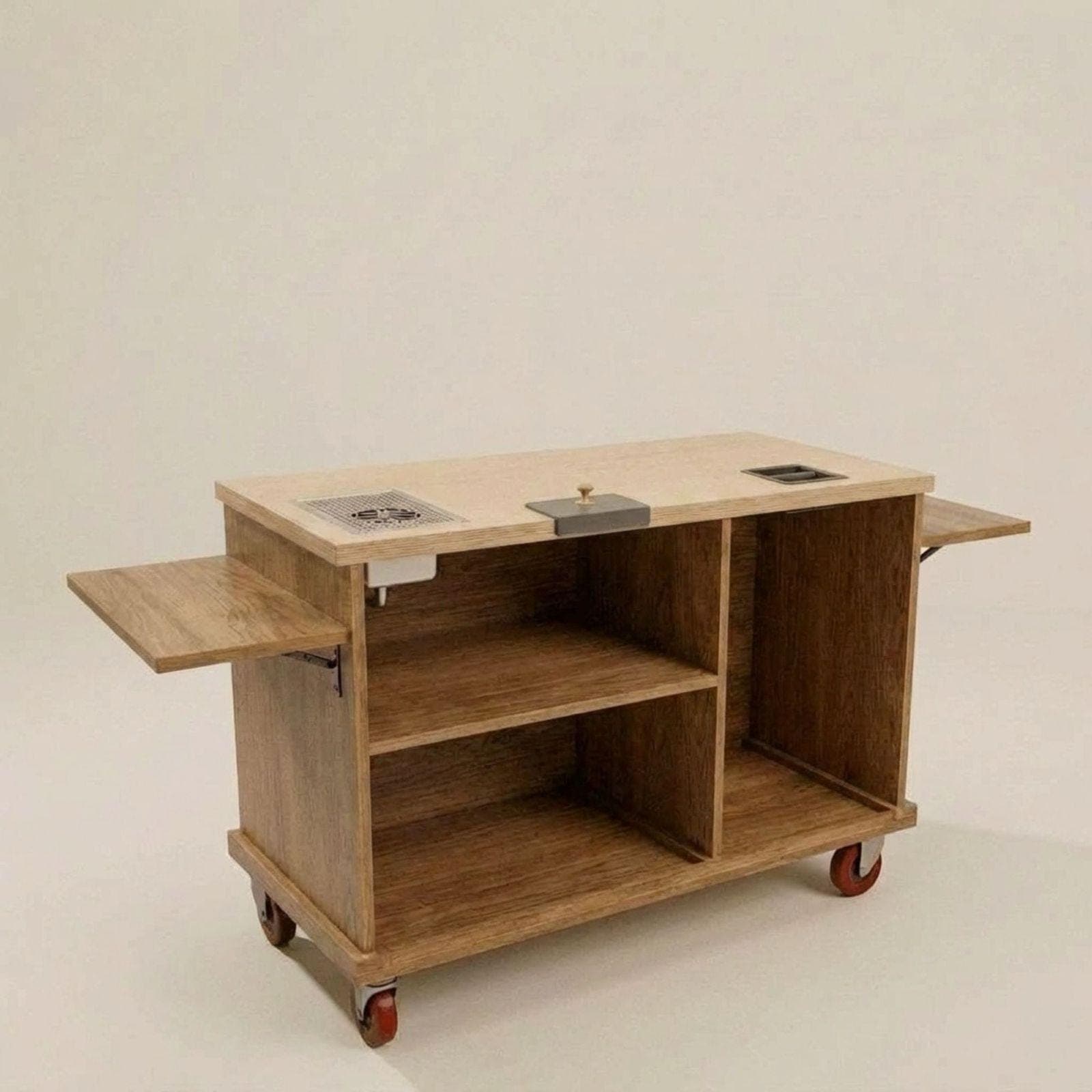 Mobile Folding Coffee Cart DIY Plans PDF | Collapsible Bar Cart for Events 4