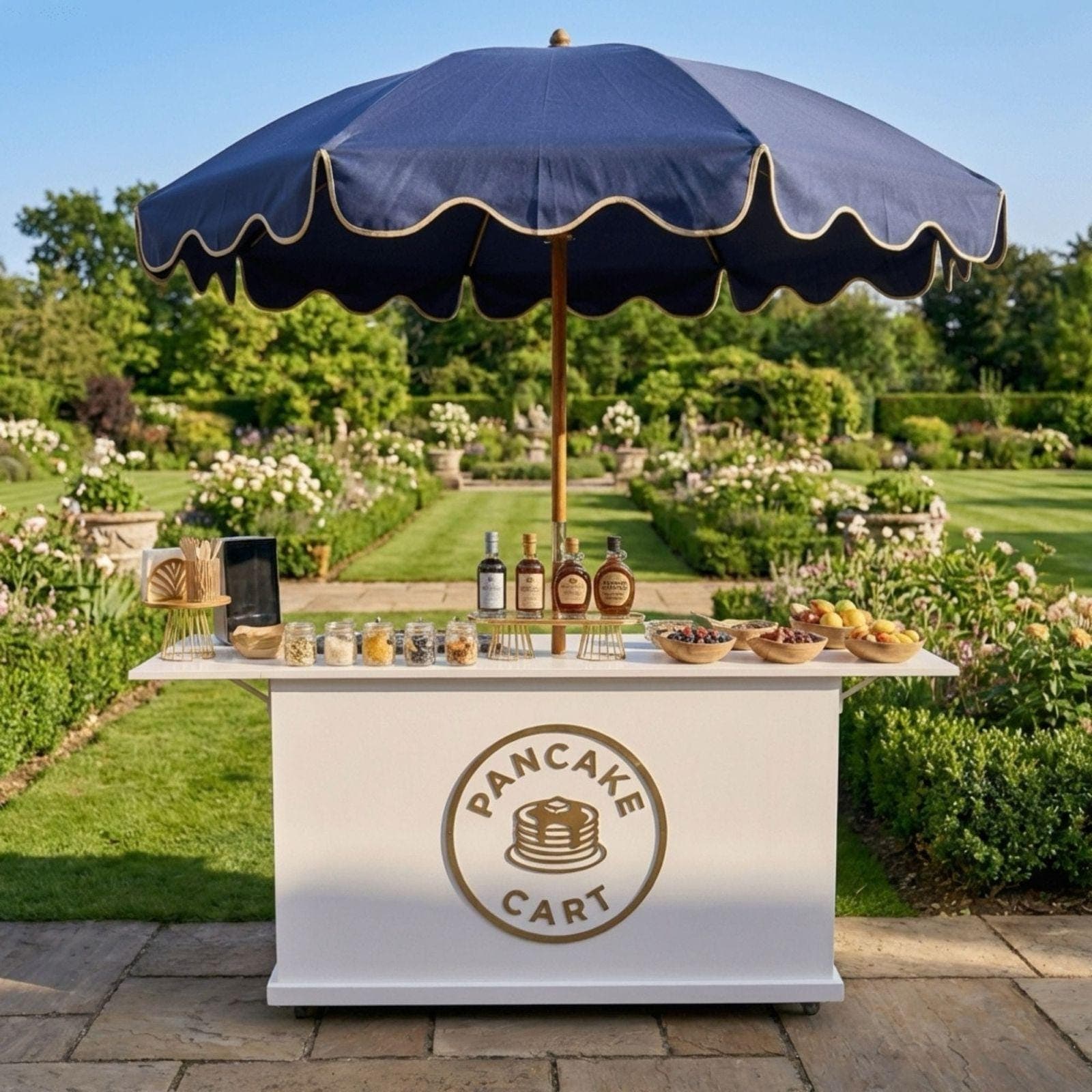 DIY Pancake Cart Plans PDF | Mobile Food Stand with Umbrella Mount | Crepe & Dessert Bar Blueprint | Event Catering Woodworking 2