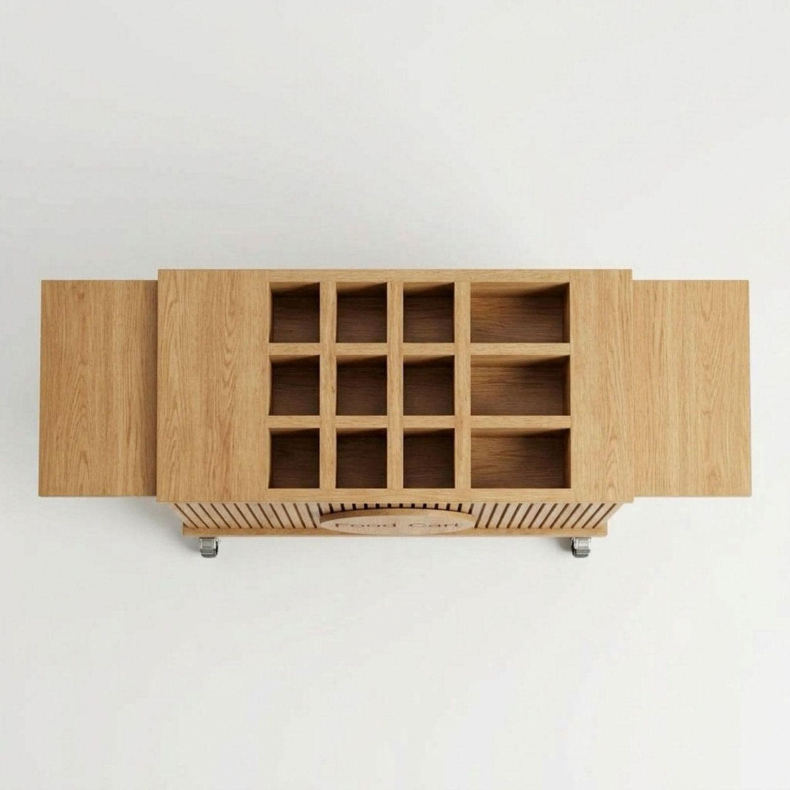 Collapsible Charcuterie Cart DIY Plans PDF | Snack Cart Blueprint | Fluted Wooden Dessert Bar | Portable Vendor Stand Woodworking Guide 5